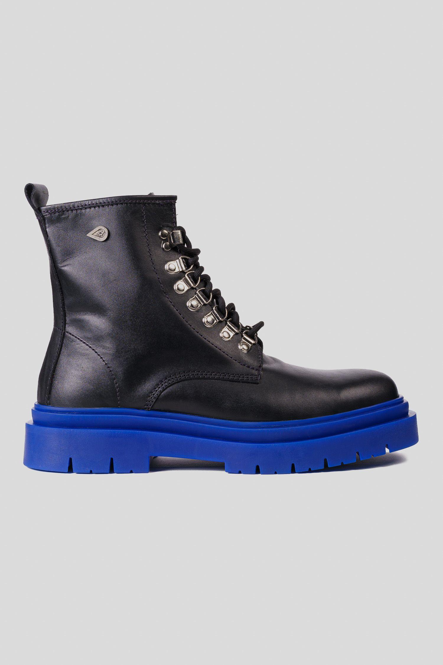 Bototo Cuero Astar Negro Suela Azul Landazuri-0