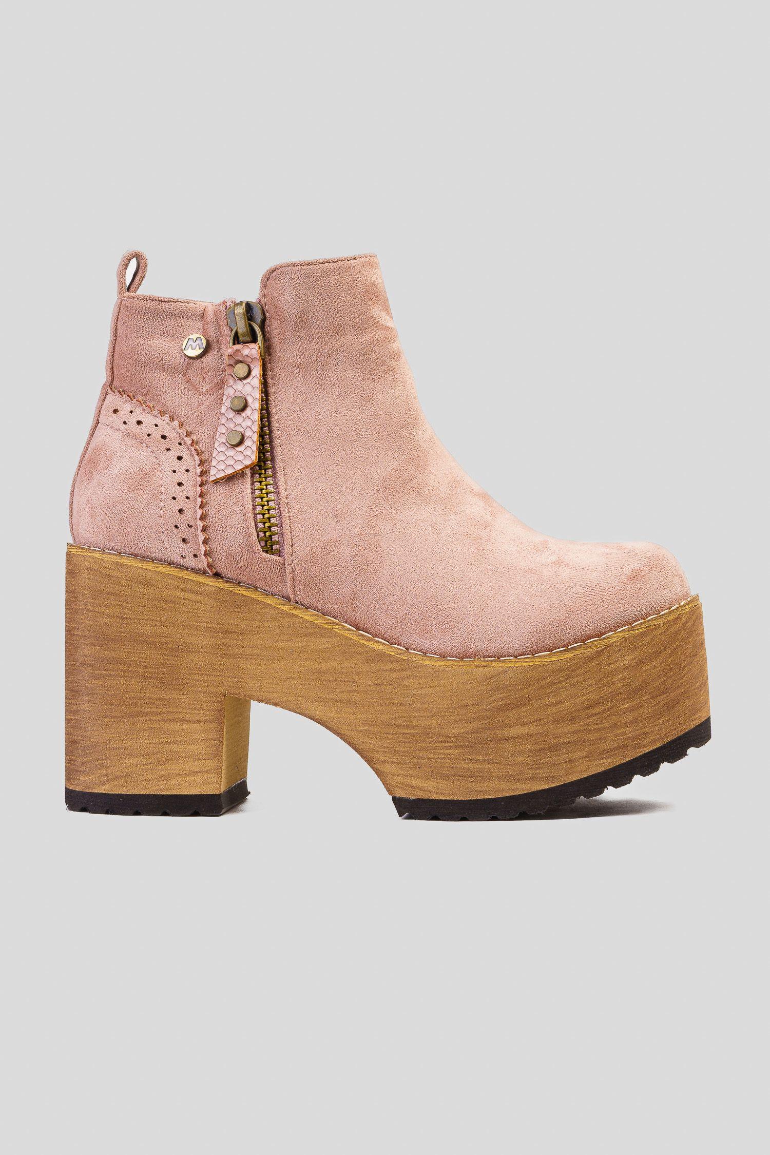 Botín Mujer Rosado Cadhla Chinitown-0