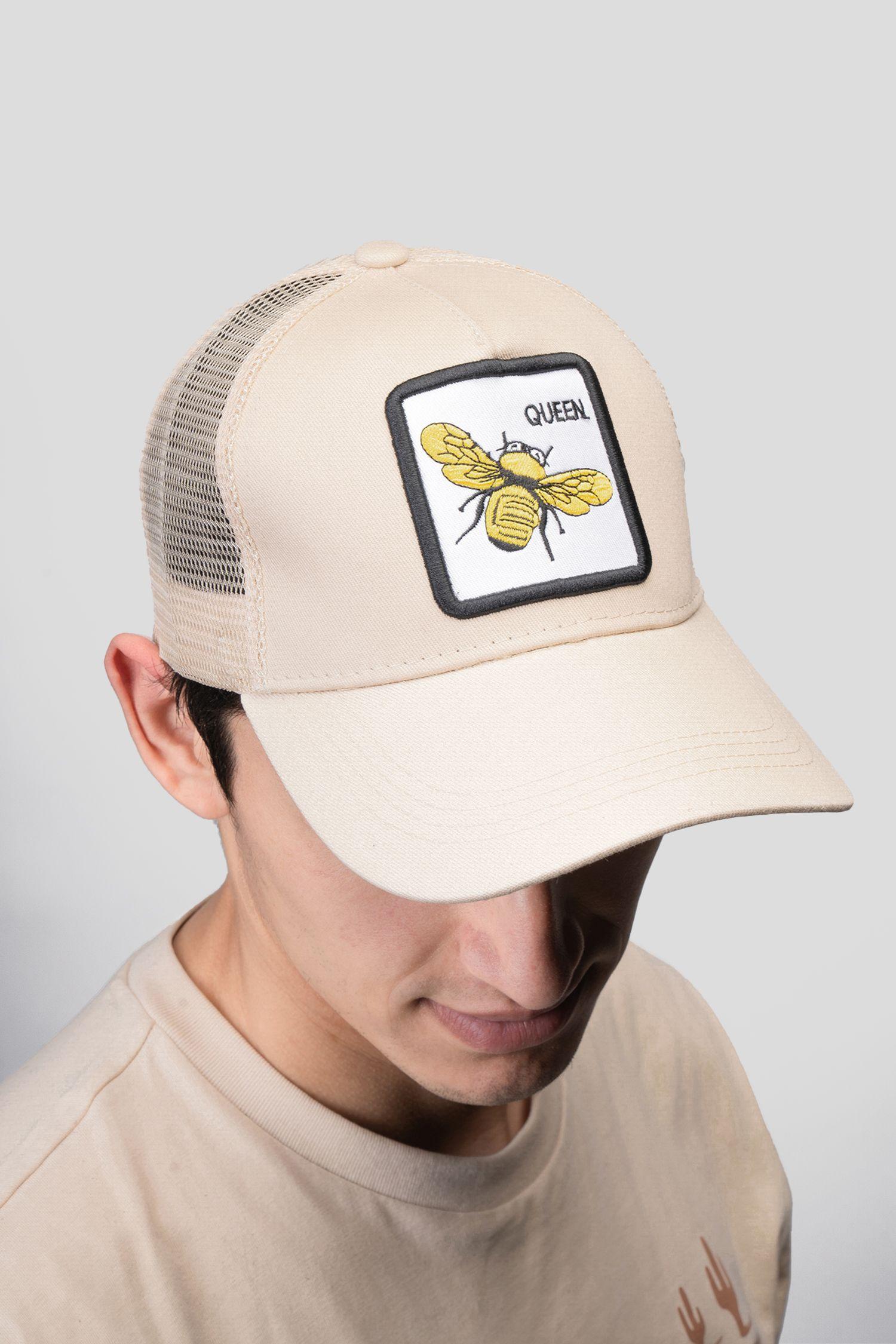 Gorra Abeja Reina Beige Chinitown-3