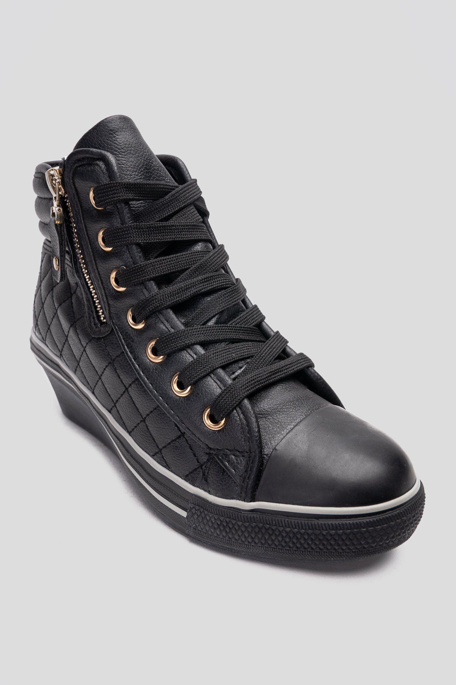Zapatilla Mujer Negro Prisca Carbin-2