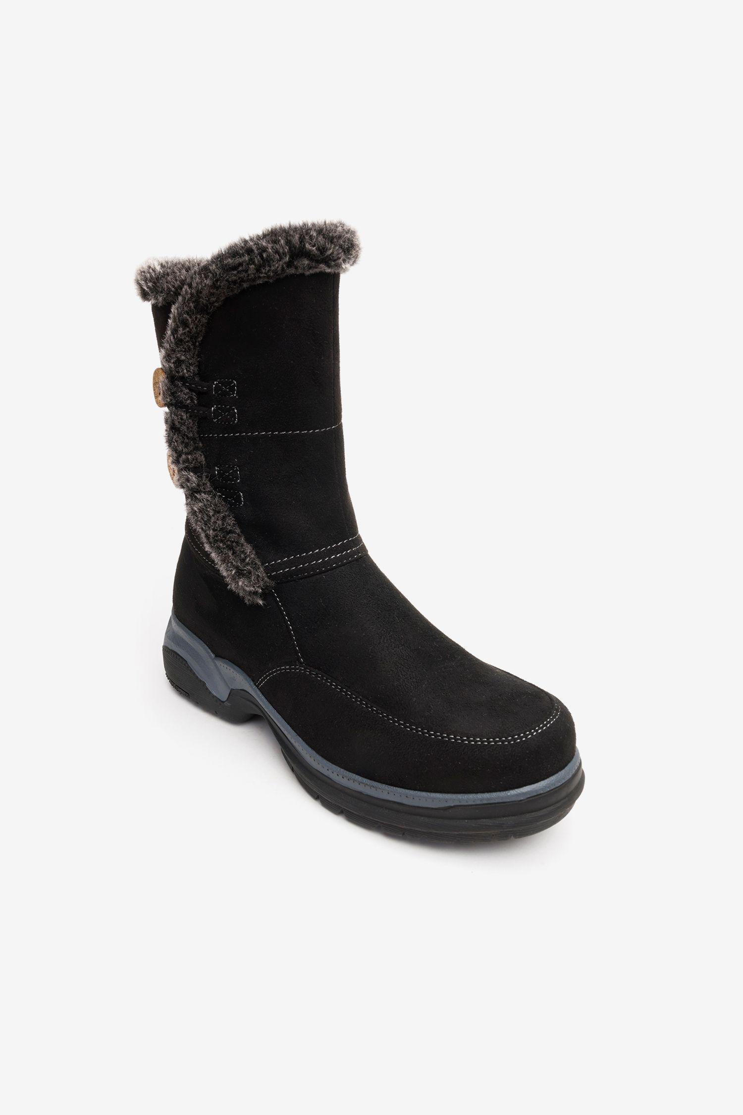 Bota Mujer Negro Oliva Chancleta-1