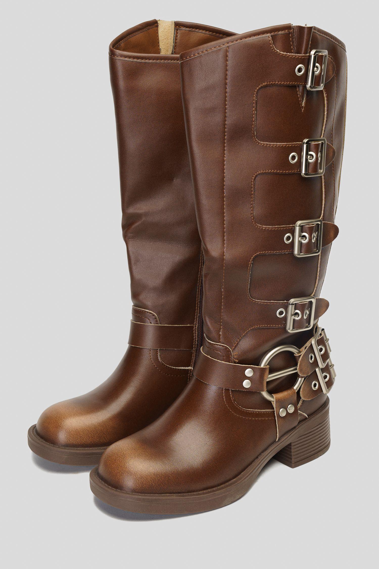 Bota Mujer Café Farid Thunder Blue-2