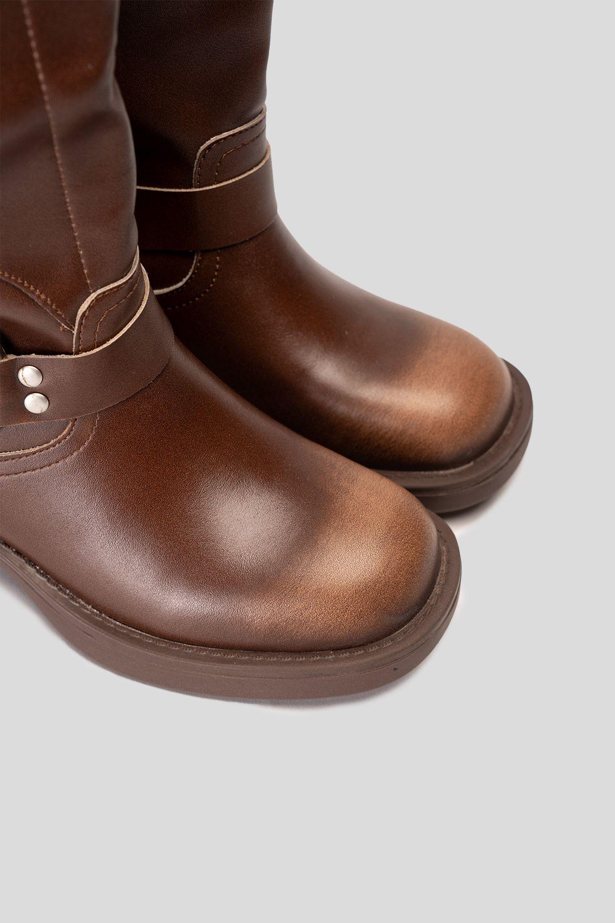 Bota Mujer Café Farid Thunder Blue-4