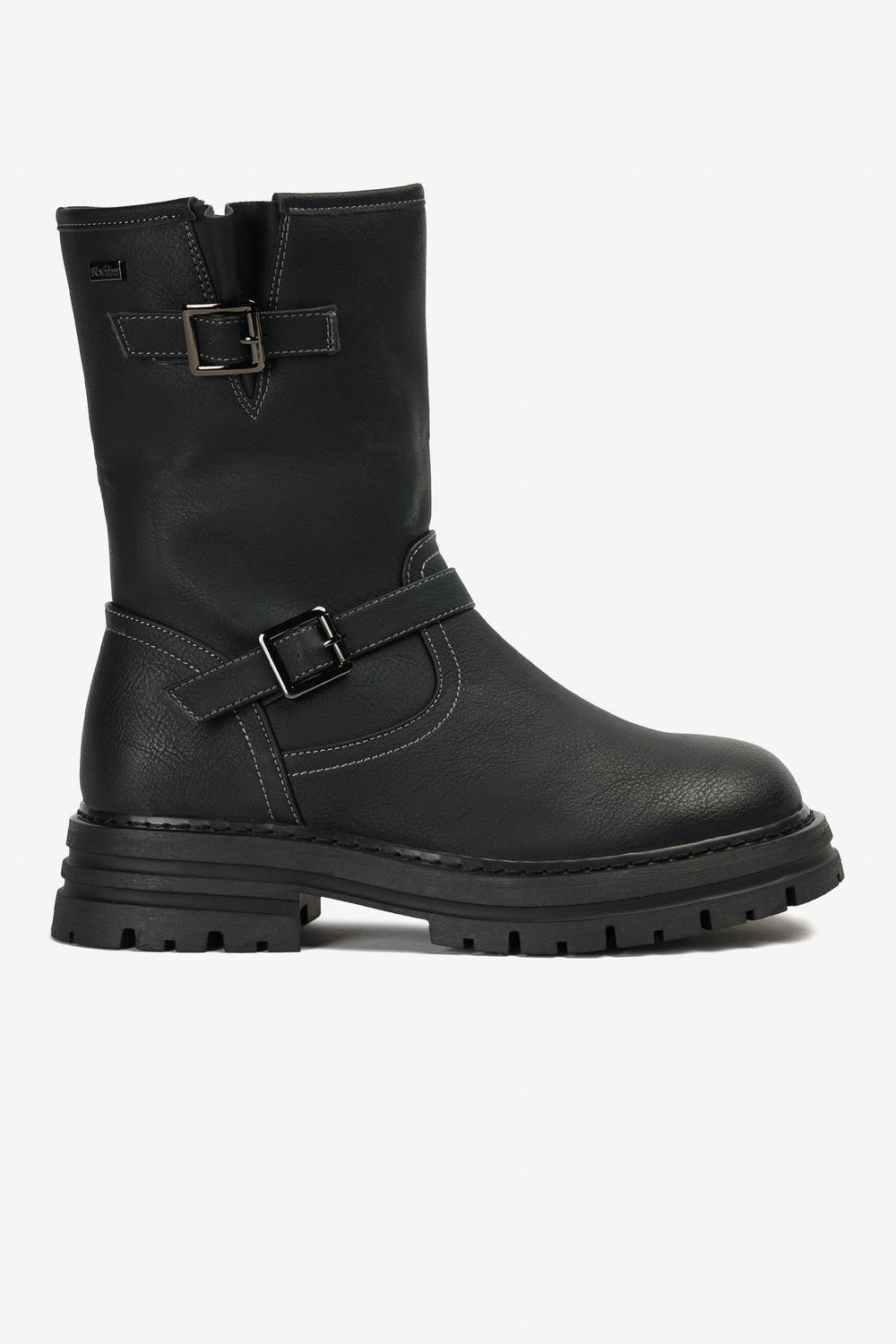 Bota Mujer Negro Azahar Chinitown-0