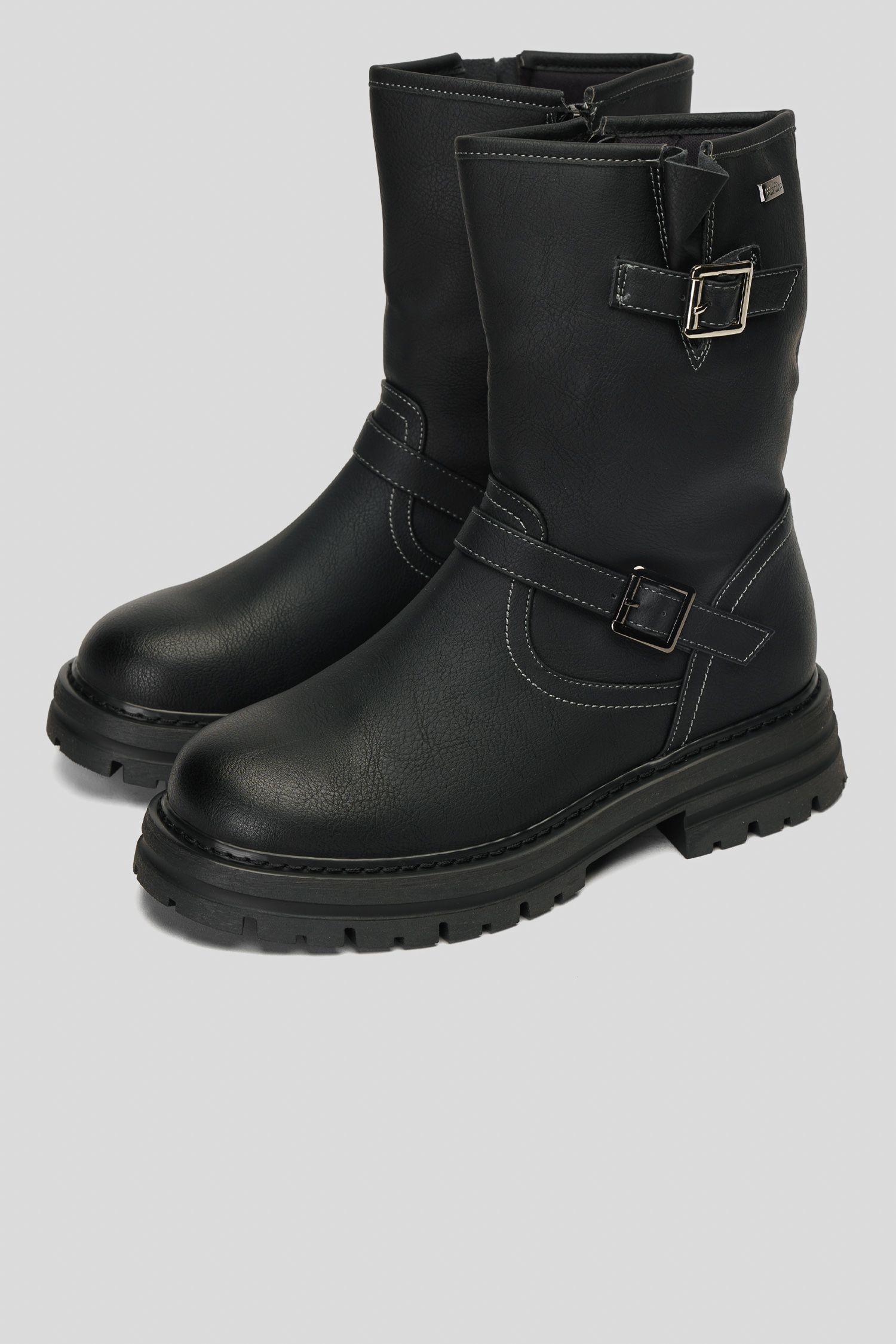 Bota Mujer Negro Azahar Chinitown-2