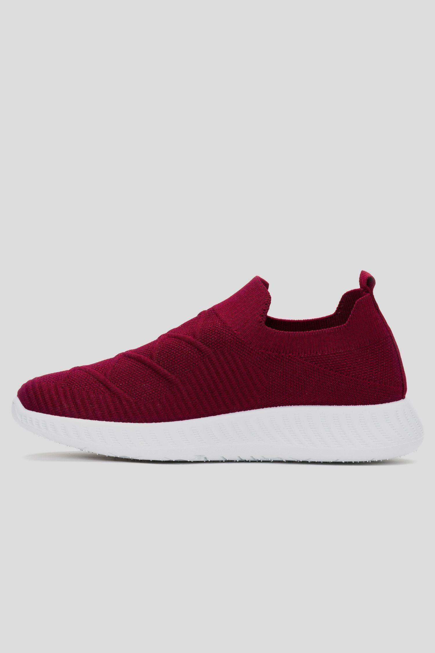 Zapatilla Mujer Burdeo Kara Chancleta-1