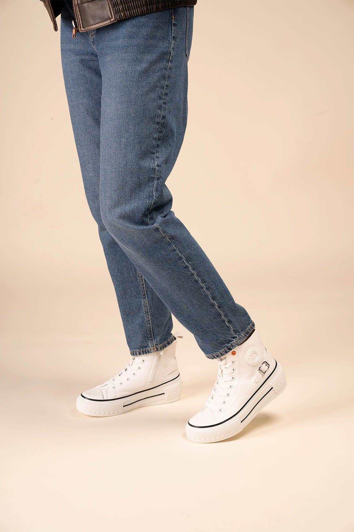 Zapatilla Urbana Mujer Blanco Pau Chinitown-1