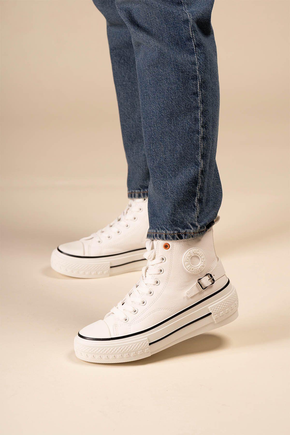 Zapatilla Urbana Mujer Blanco Pau Chinitown-4