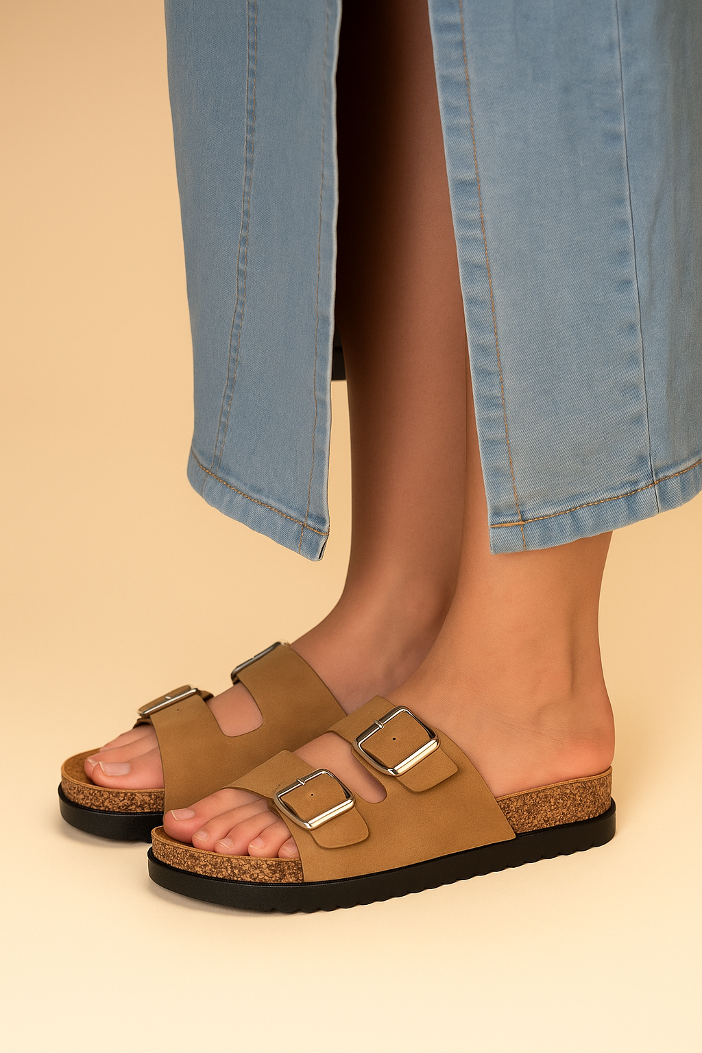 Sandalia Mujer Camel Bridget Chinitown-3