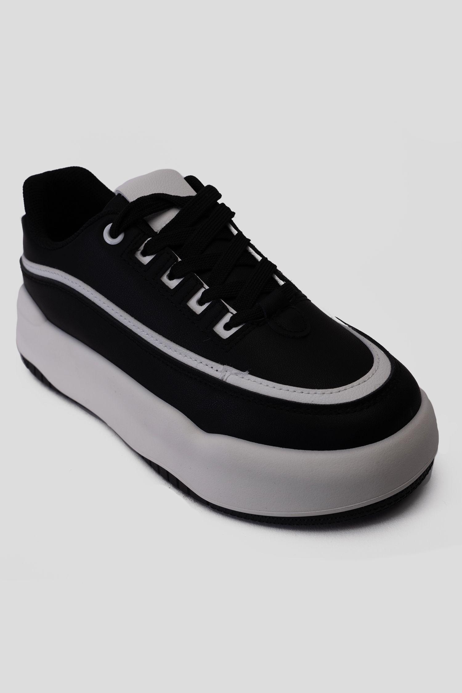 Zapatilla Urbana Mujer Negro Rosella Chinitown-2