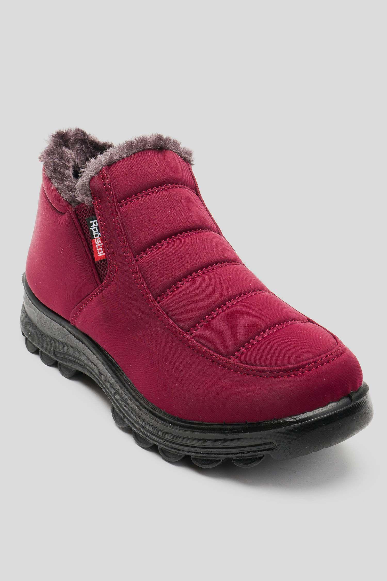 Zapatilla Mujer Burdeo Saki Chancleta-2