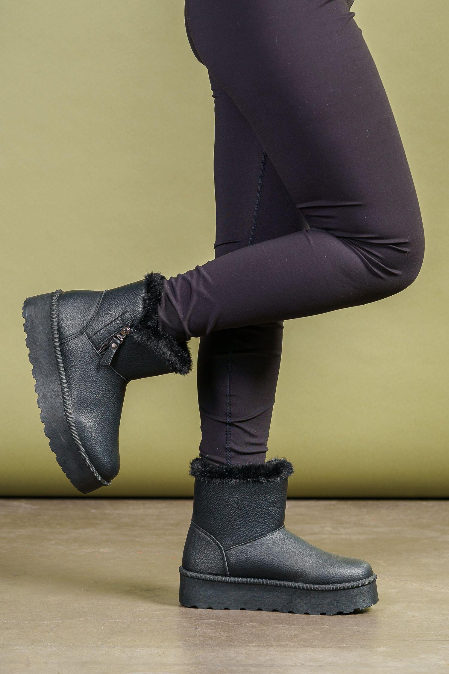 Botín Mujer Negro Arwen Thunder Blue-1