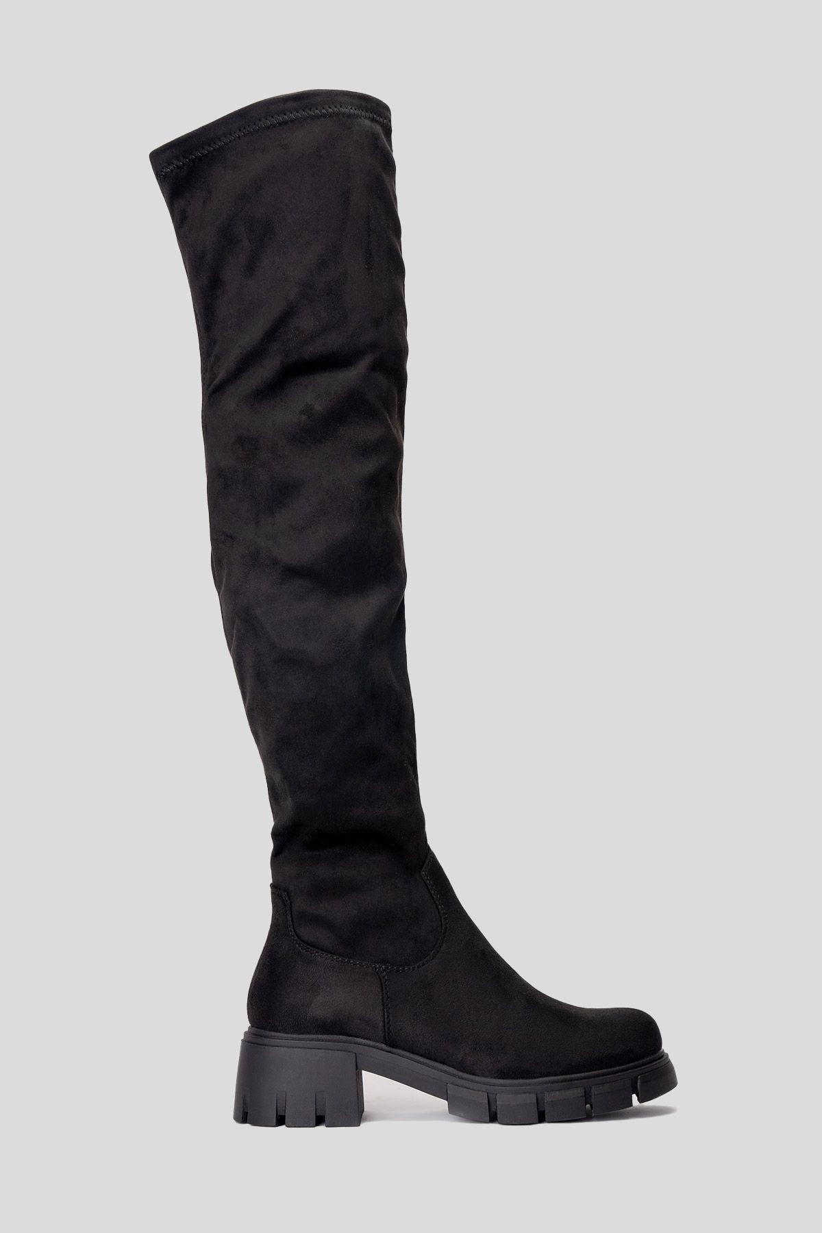 Bota Larga Mujer Negro Darinka Chinitown-0