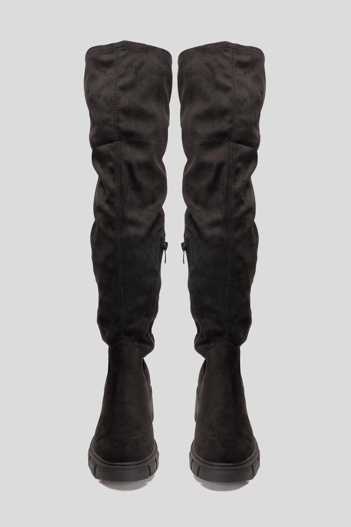 Bota Larga Mujer Negro Darinka Chinitown-2