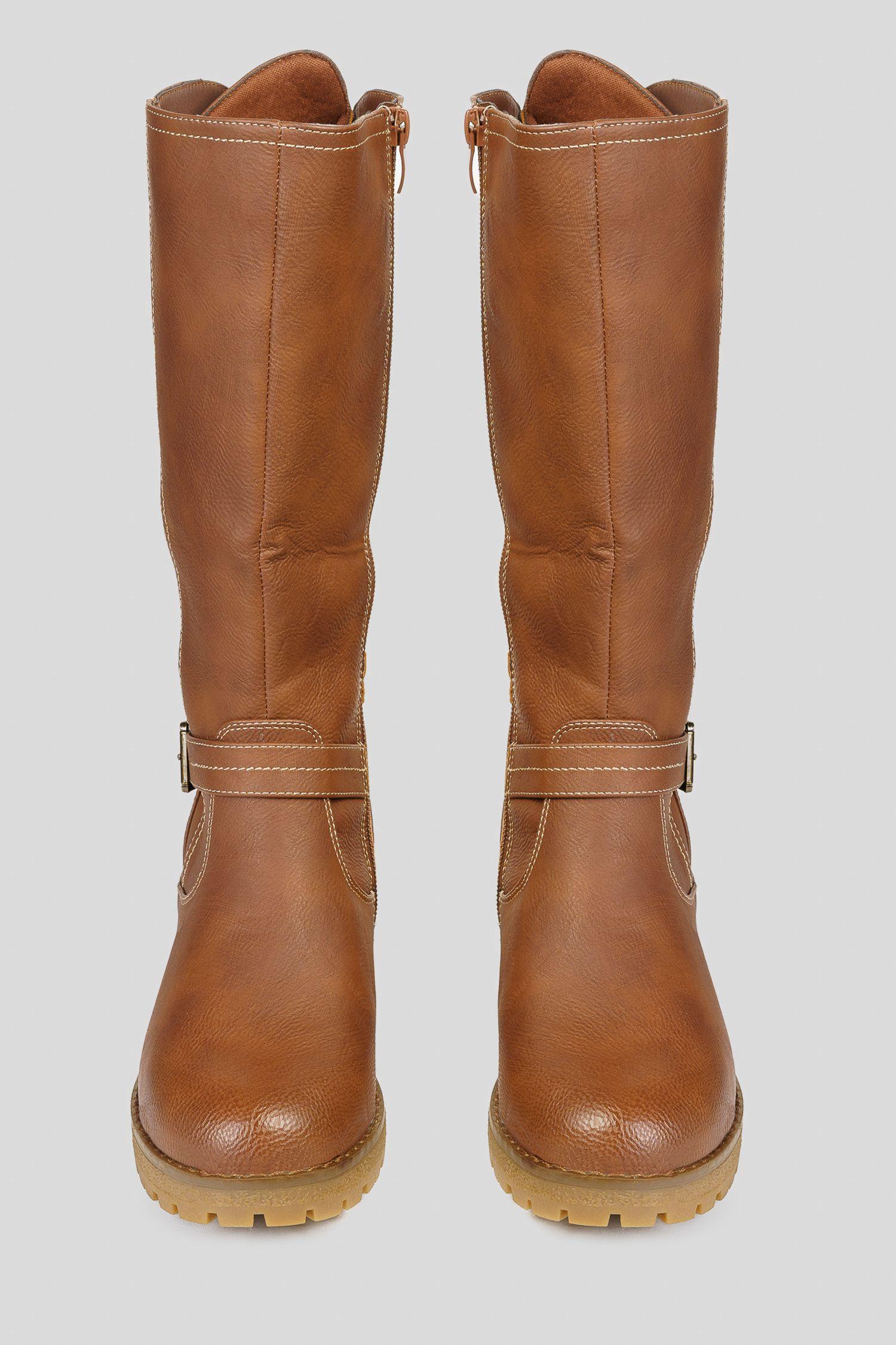 Bota Mujer Café Fausta Thunder Blue-3