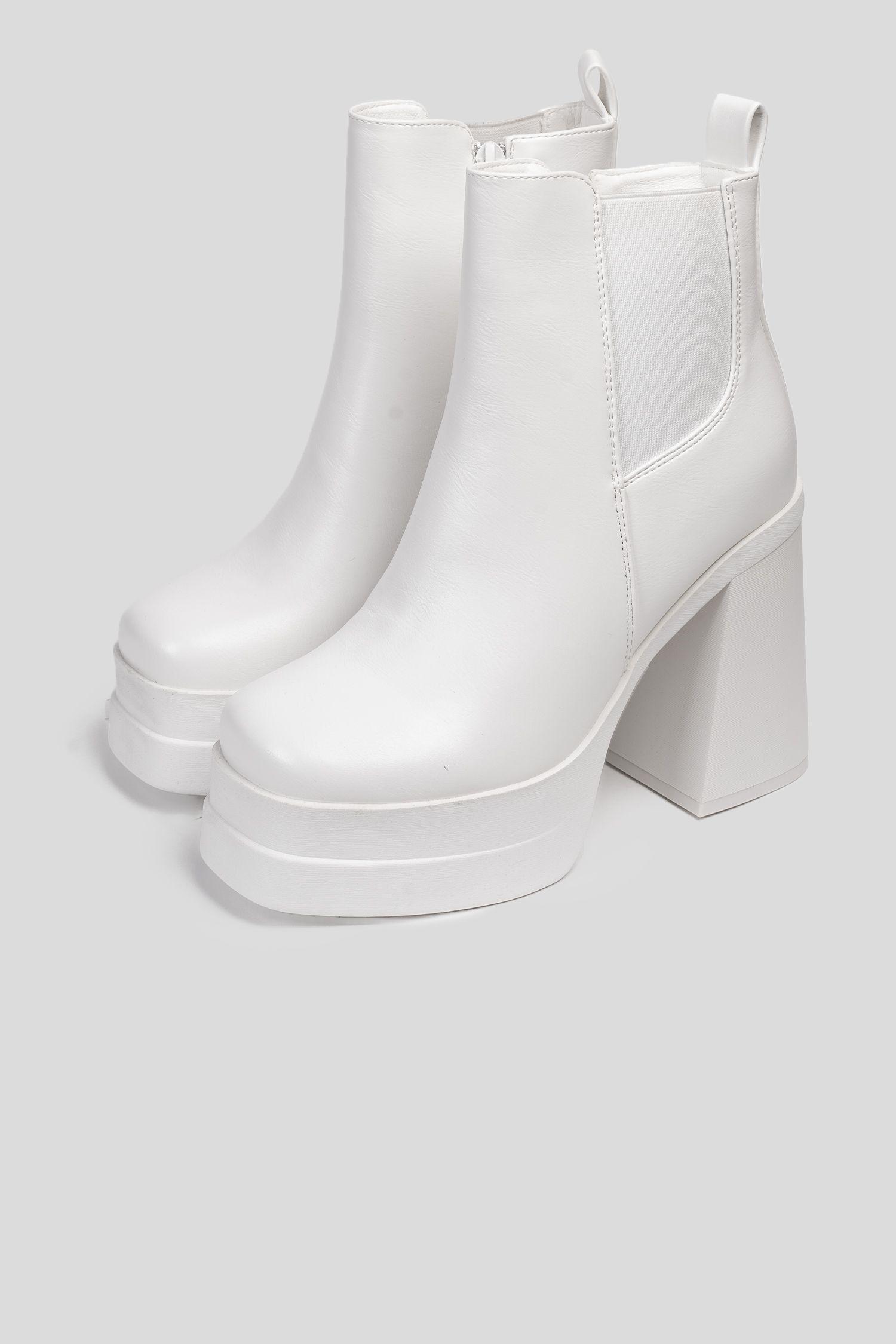 Botín Mujer Blanco Tamara Apóstol-2