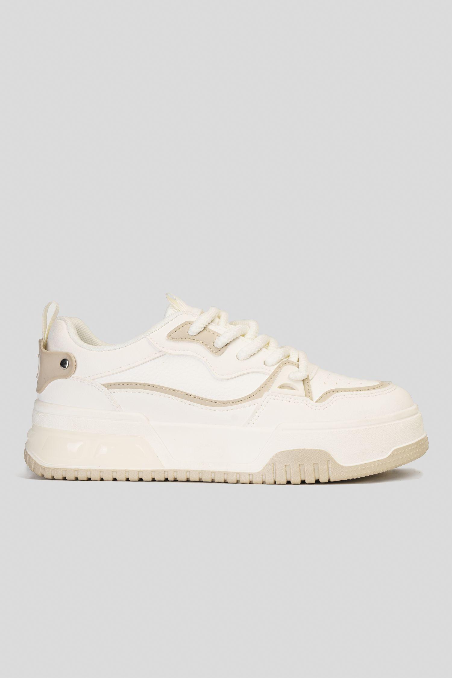 Zapatilla Mujer Beige Akila Boteli-0
