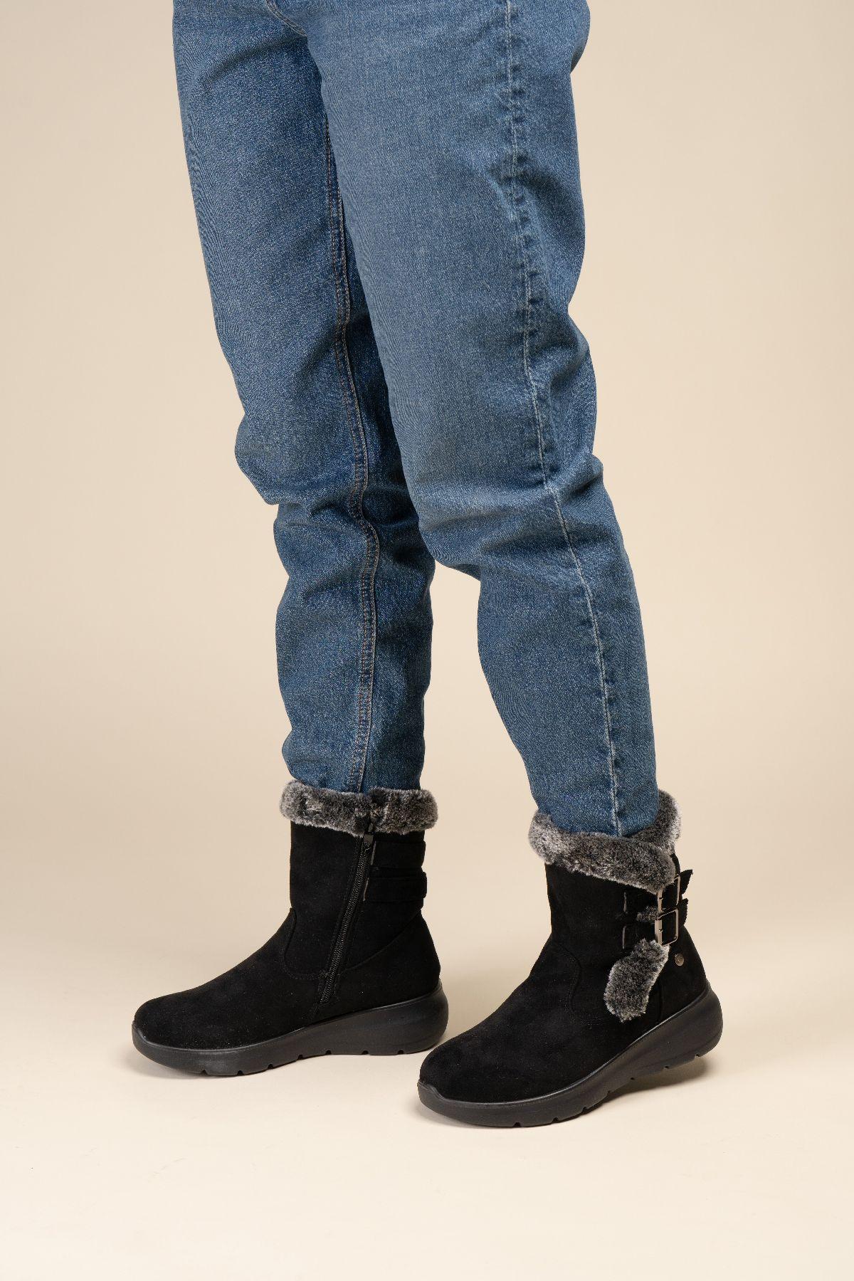 Botín Casual Mujer Juniper Negro Chinitown-1