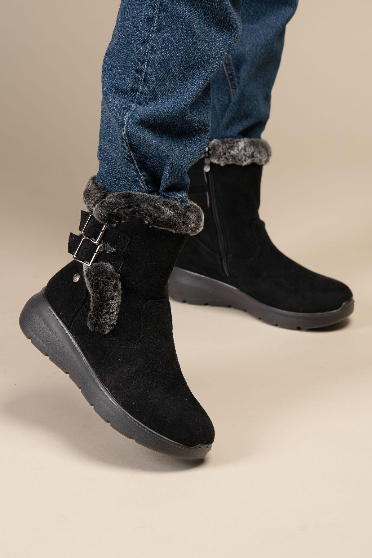 Botín Casual Mujer Juniper Negro Chinitown-4