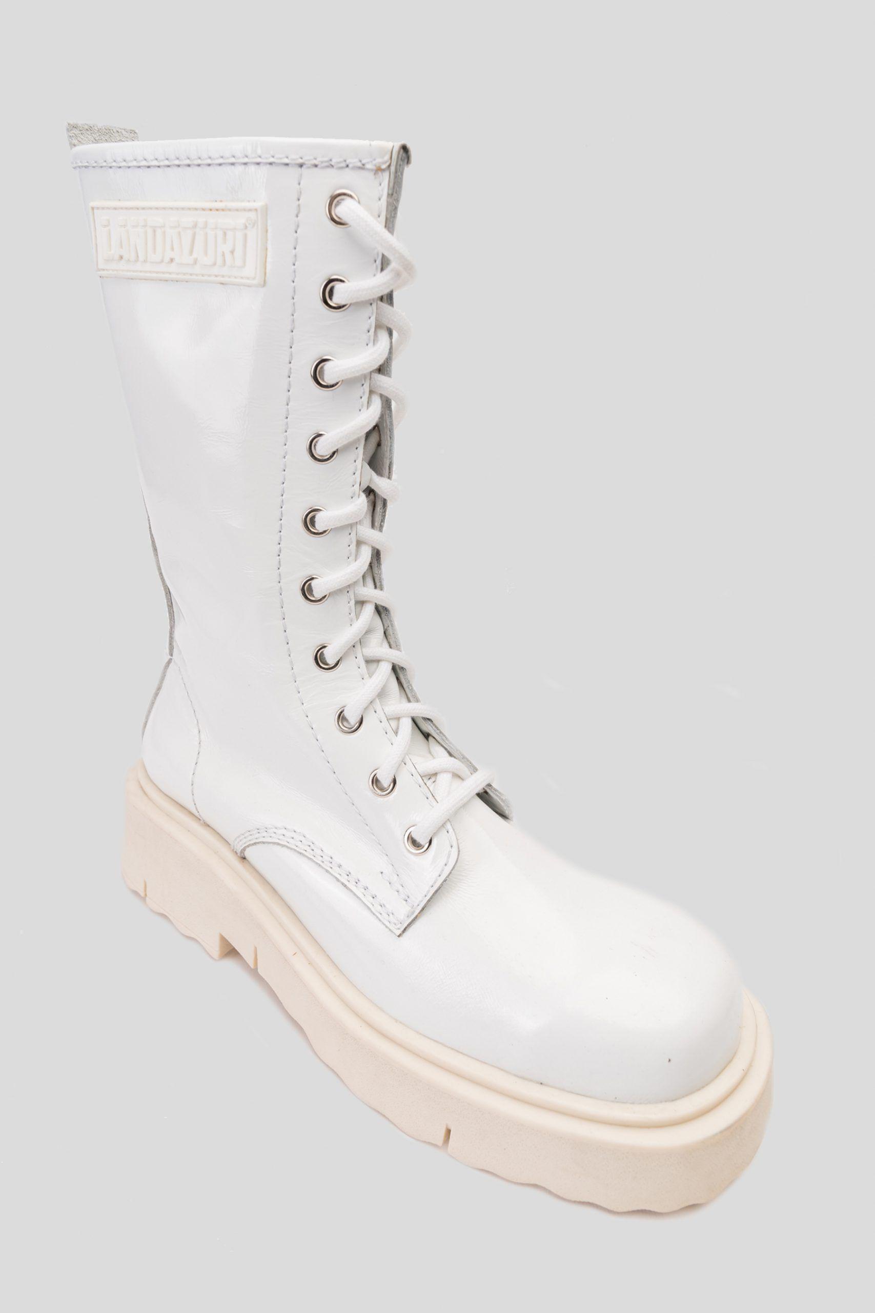 Bota Cuero Blade Blanca Landazuri-2
