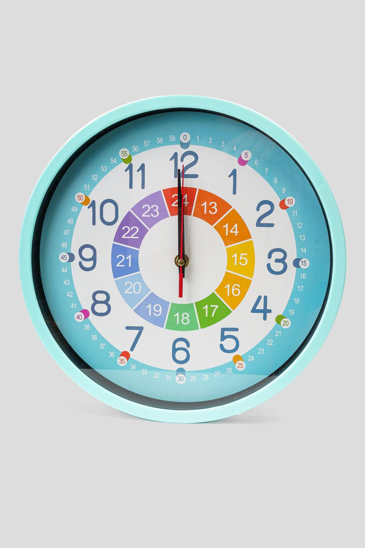 Reloj de Pared Infantil Celeste Chinitown-2