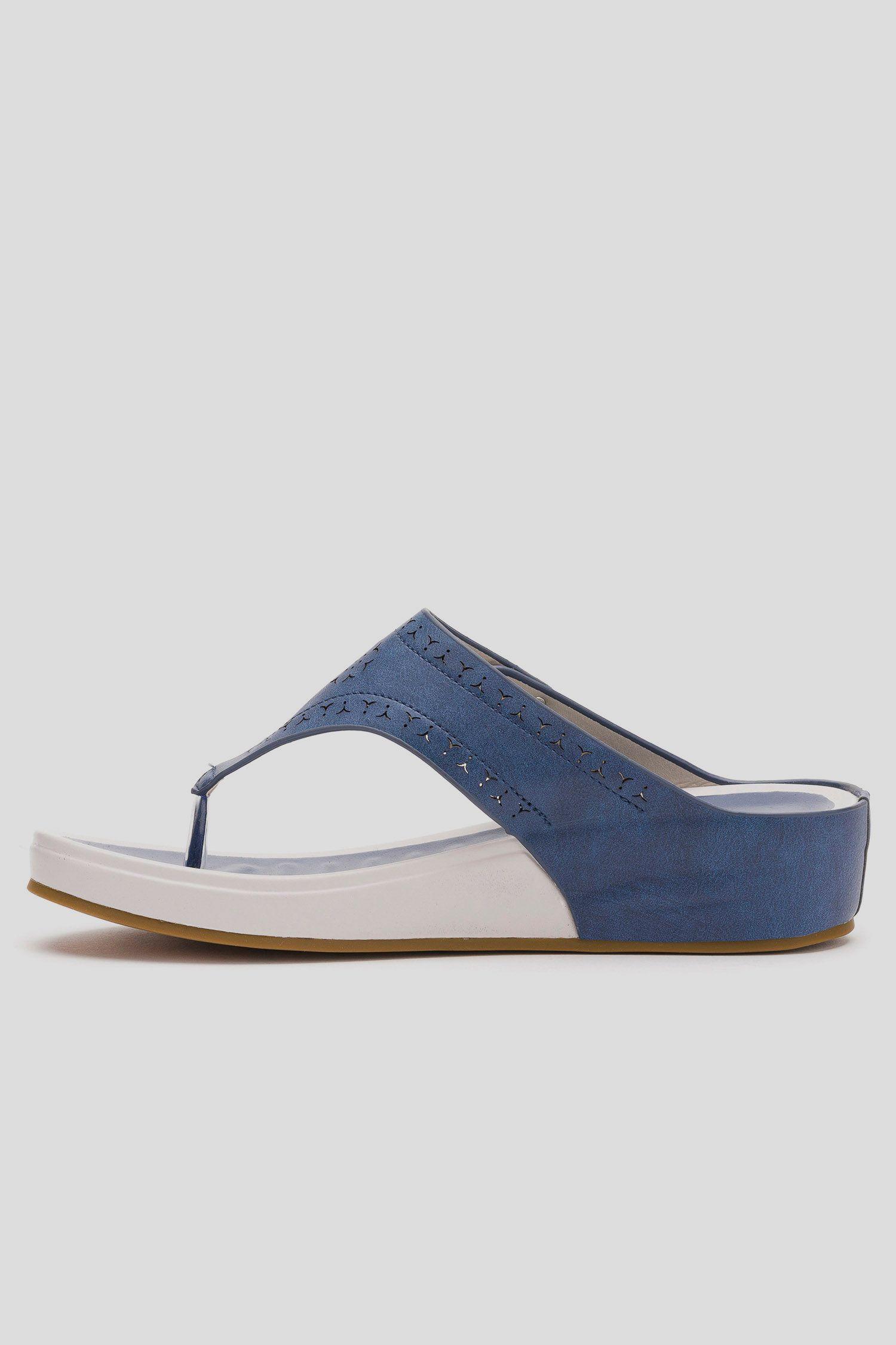 Sandalia Mujer Azul Leda Thunder Blue-1