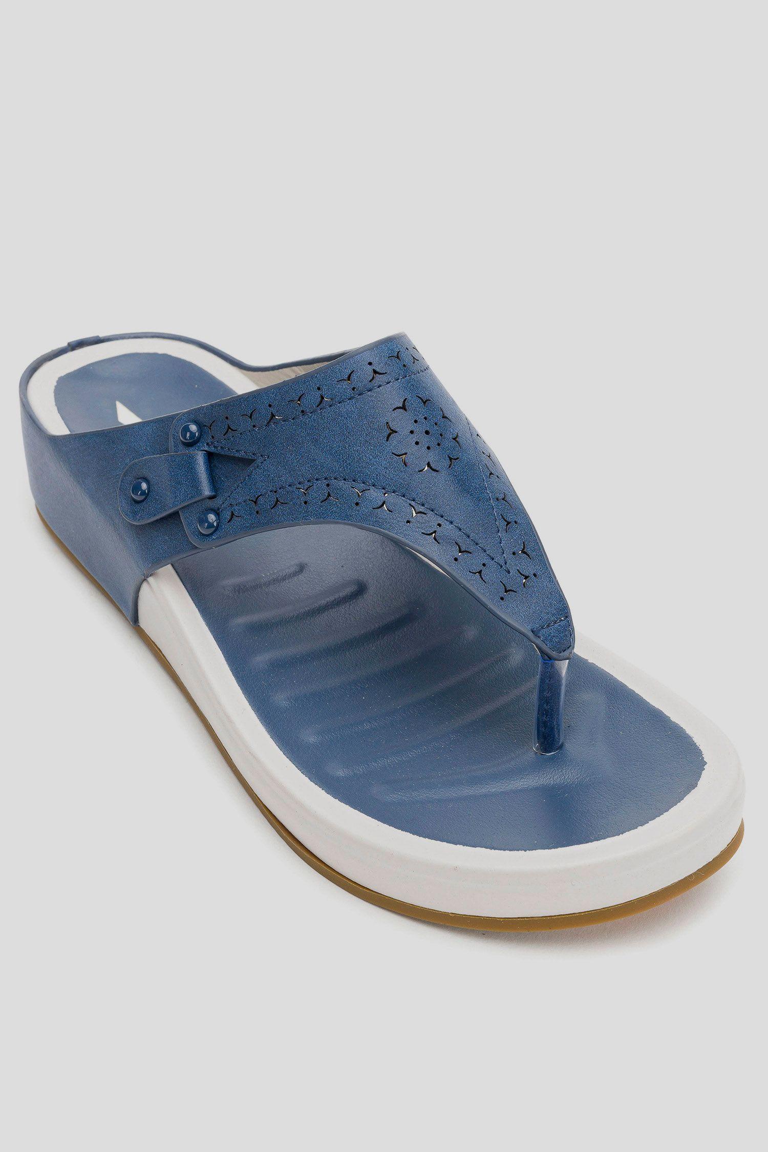 Sandalia Mujer Azul Leda Thunder Blue-2