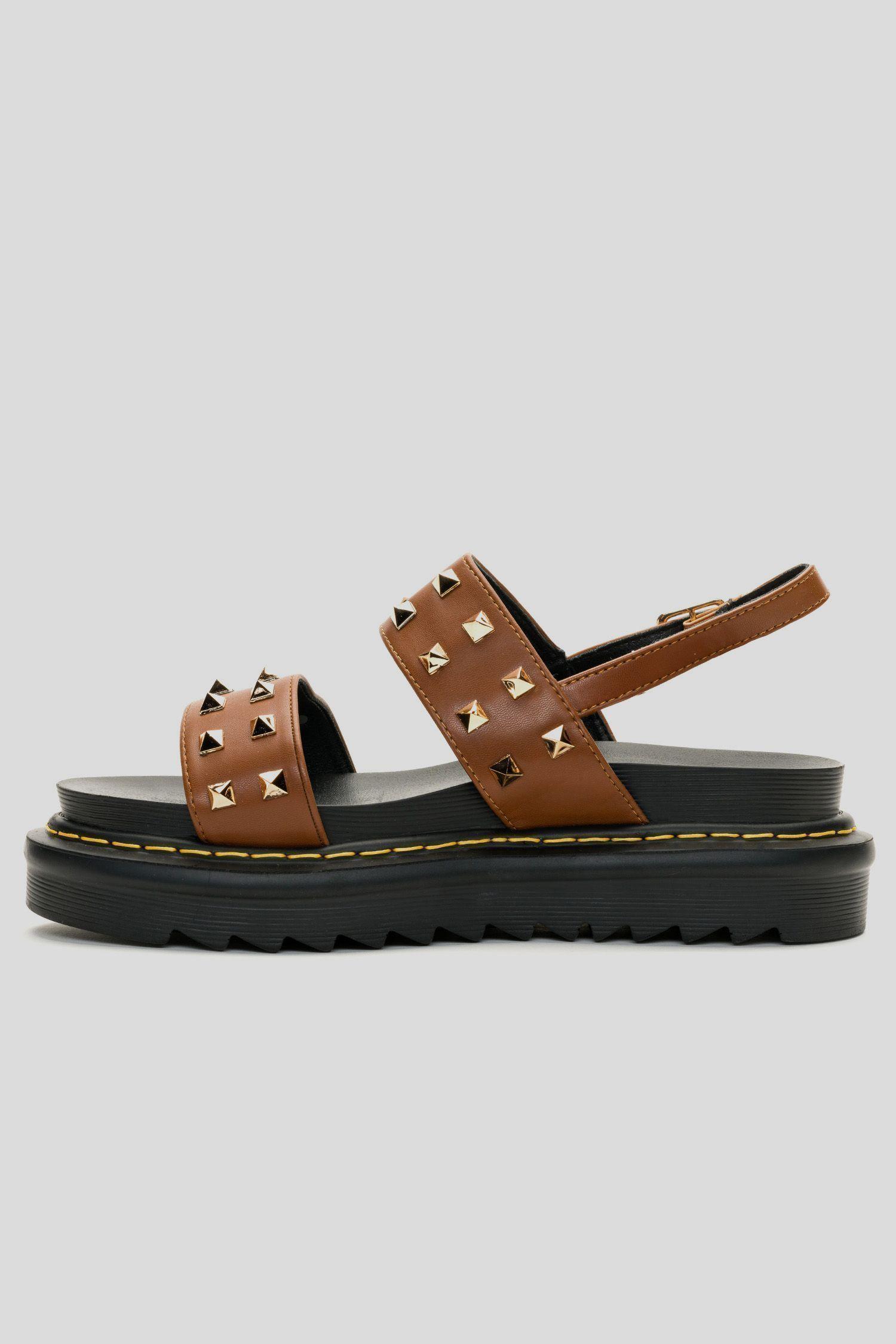 Sandalia Urbana Mujer Café katana chinitown-2