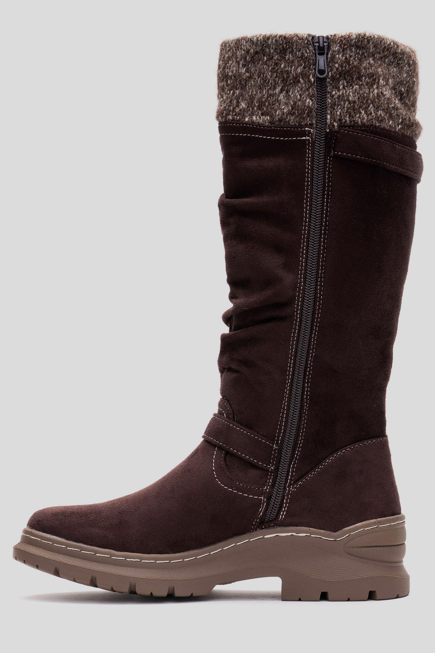 Bota Mujer Cafe Moro Kluna Chancleta-1