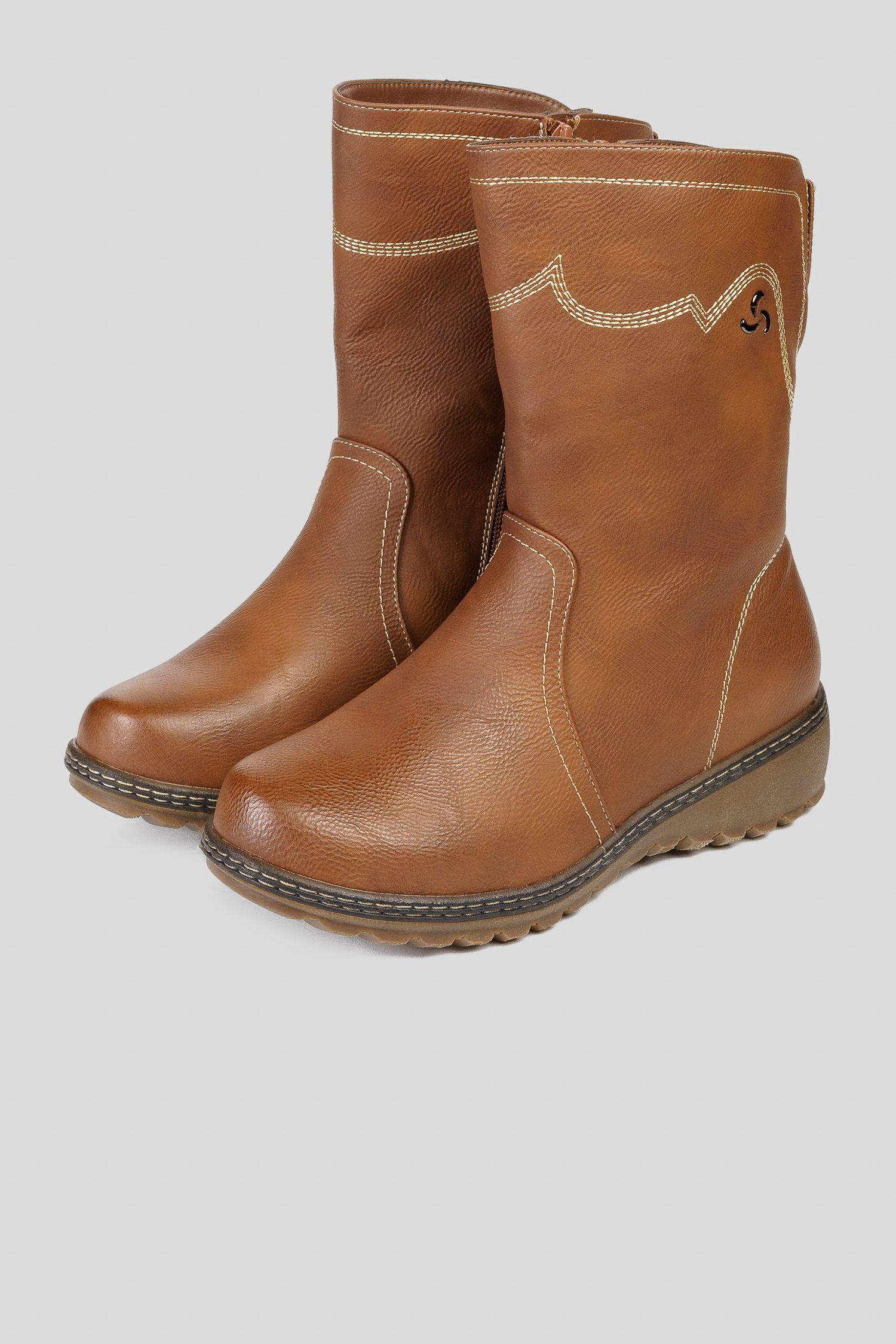 Bota Mujer Café Kalea Thunder Blue-2