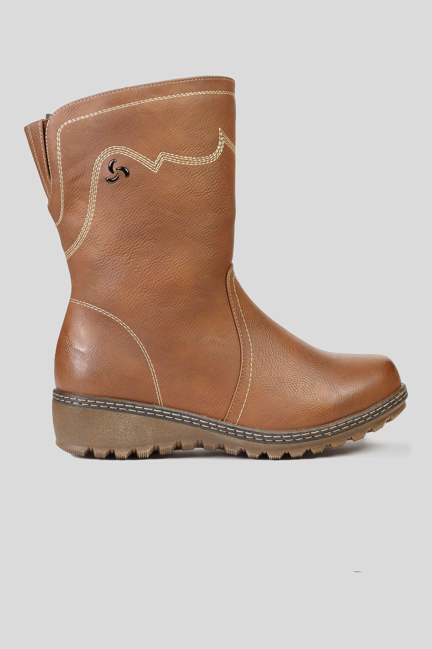 Bota Mujer Café Kalea Thunder Blue-0