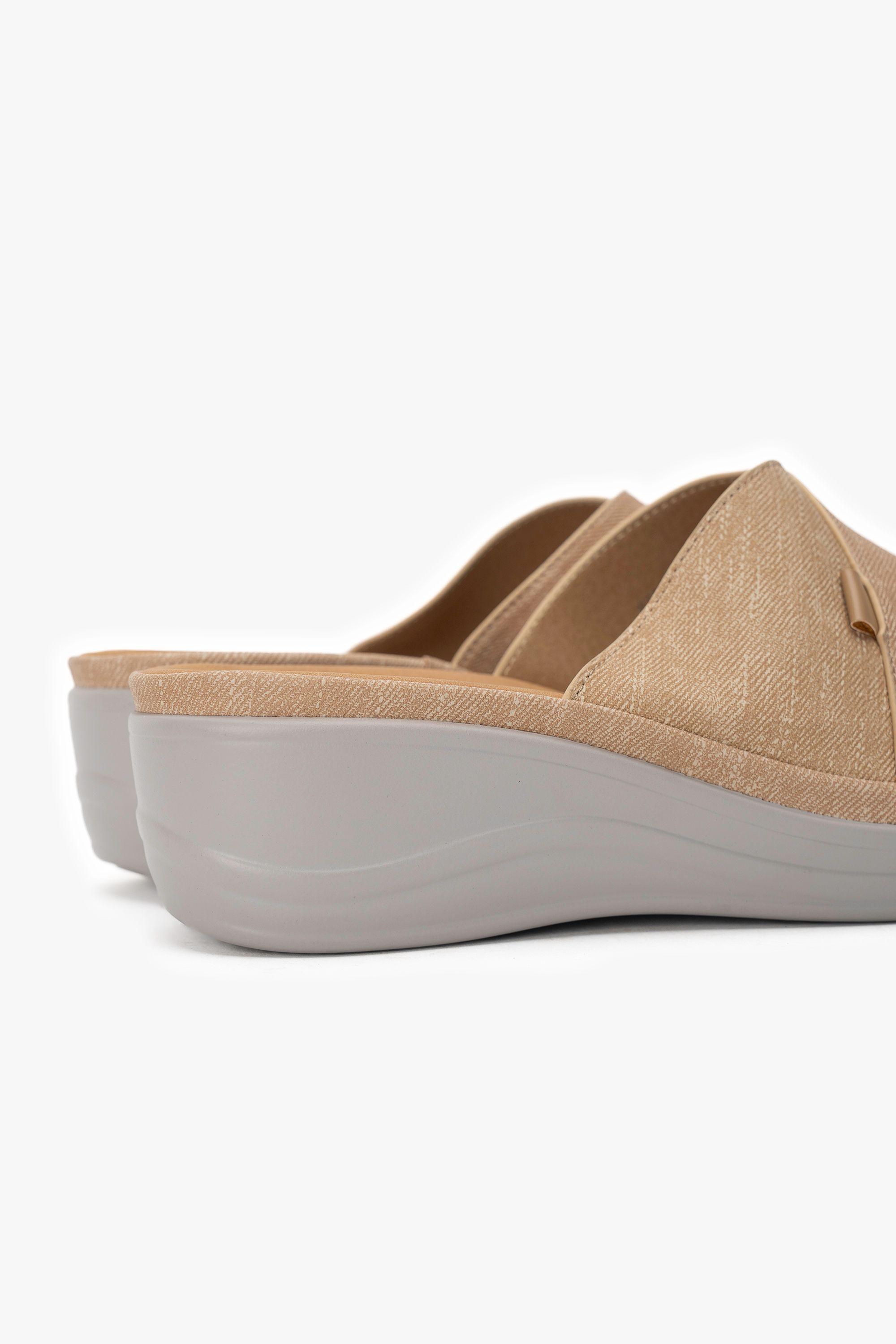 Sandalia Casual Mujer Beige Wix Chinitown-3