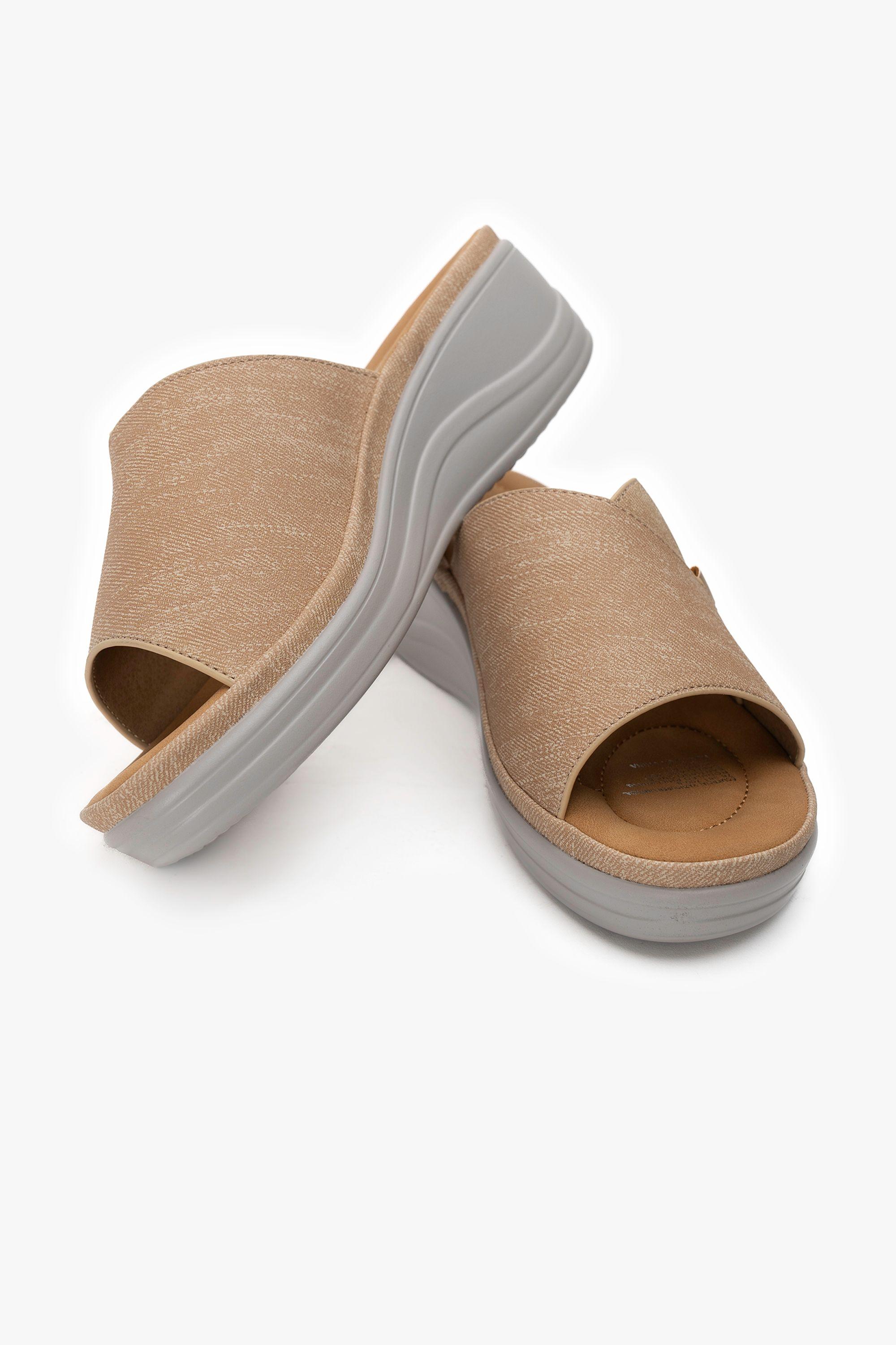 Sandalia Casual Mujer Beige Wix Chinitown-4