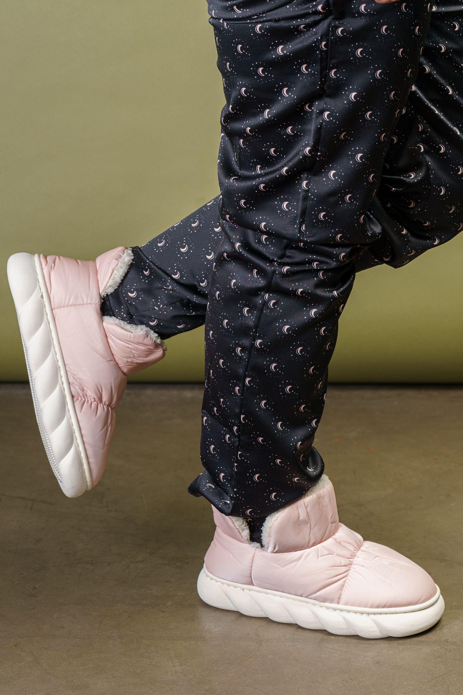 Pantufla Mujer Rosado Stéphane Carbin-1