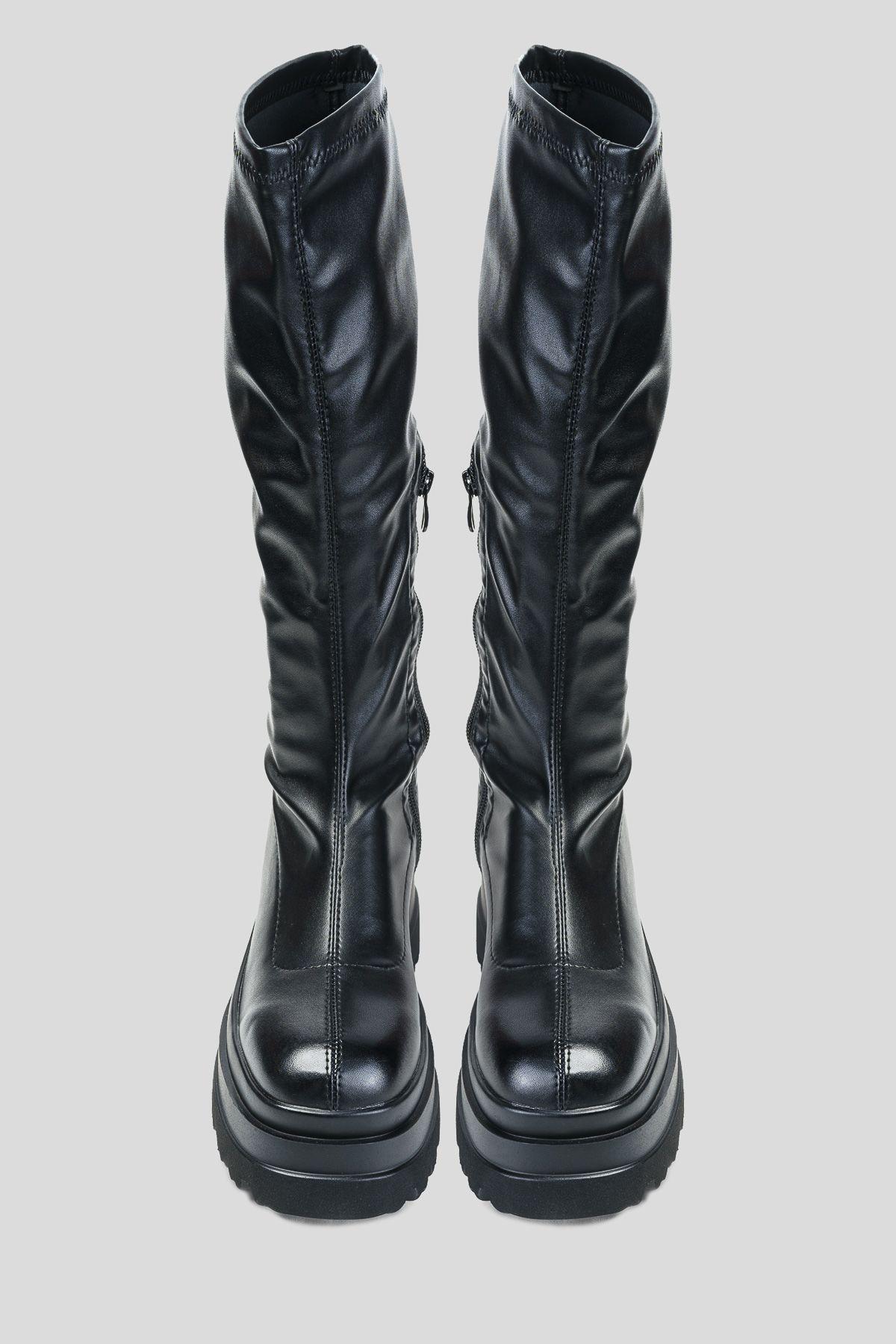 Bota Mujer Negro Mixy Heriel-3