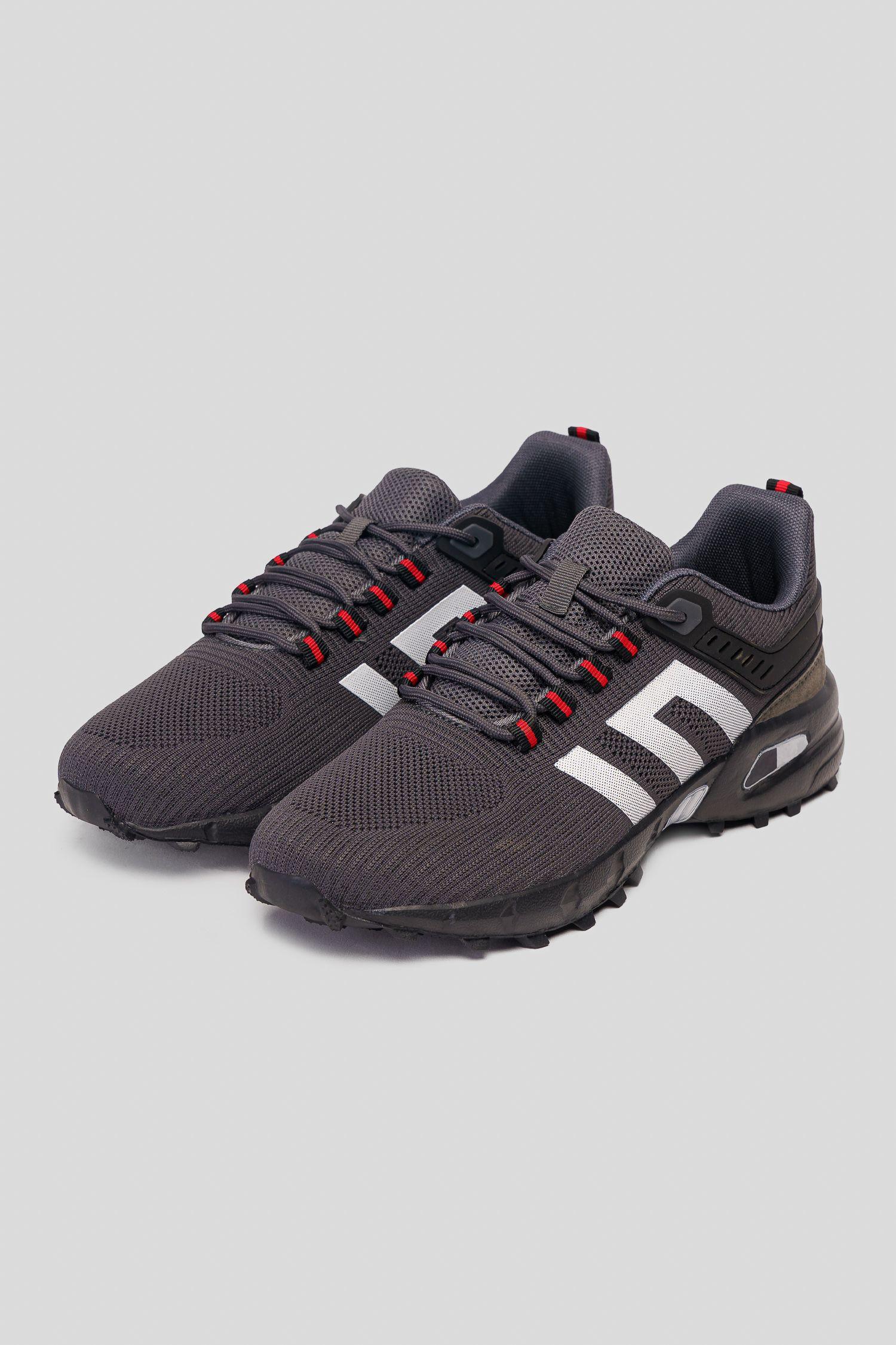 Zapatilla Hombre Gris Negro Burke Chinitown-1
