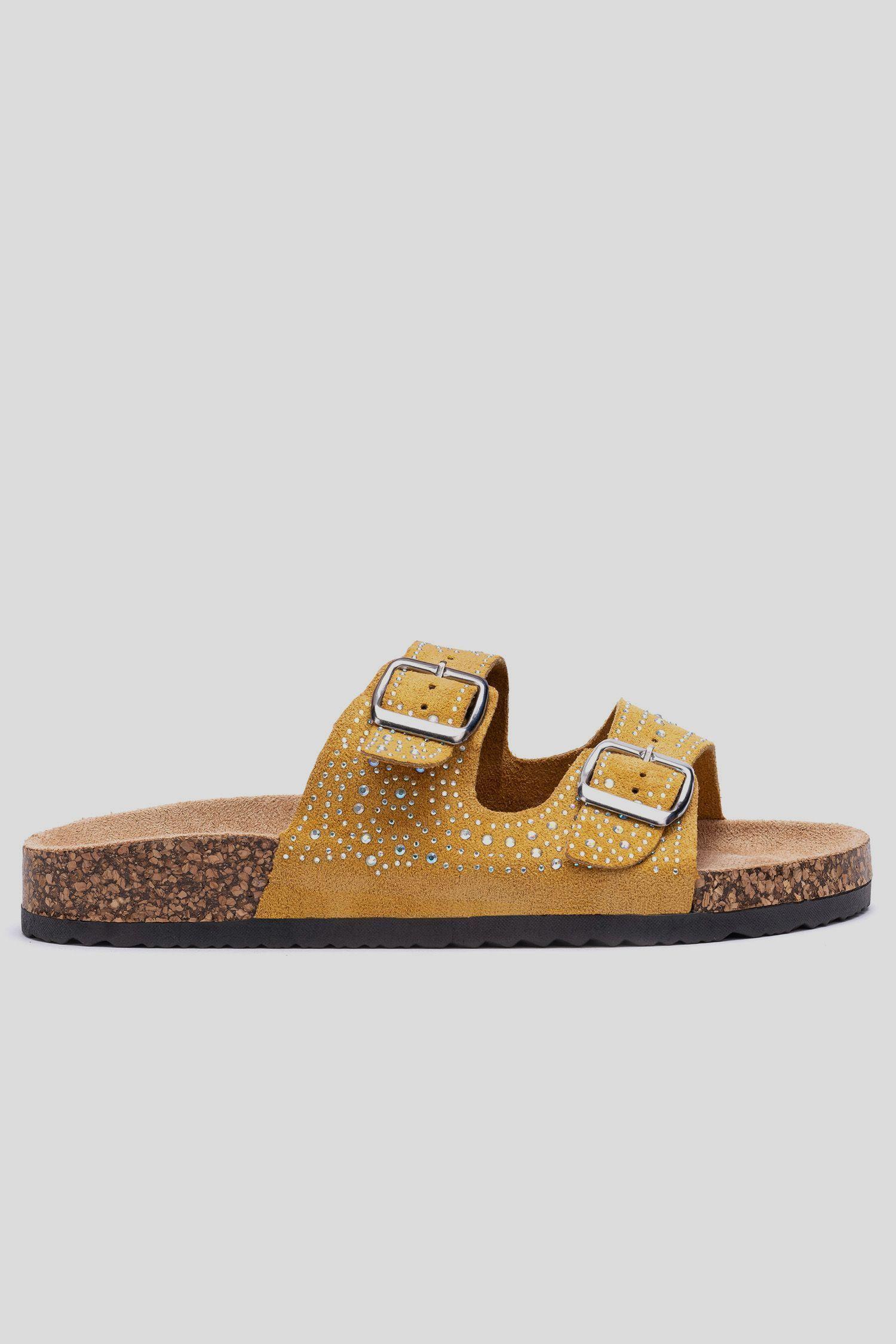 Sandalia Mujer Amarillo Fannia Apóstol-0