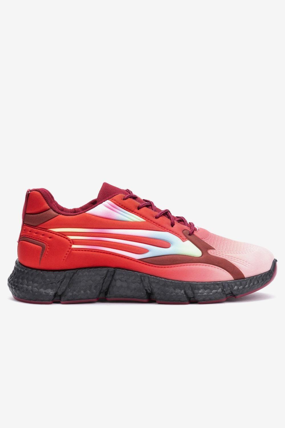 Zapatilla Mujer Rojo Oscuro Andra Chancleta-0