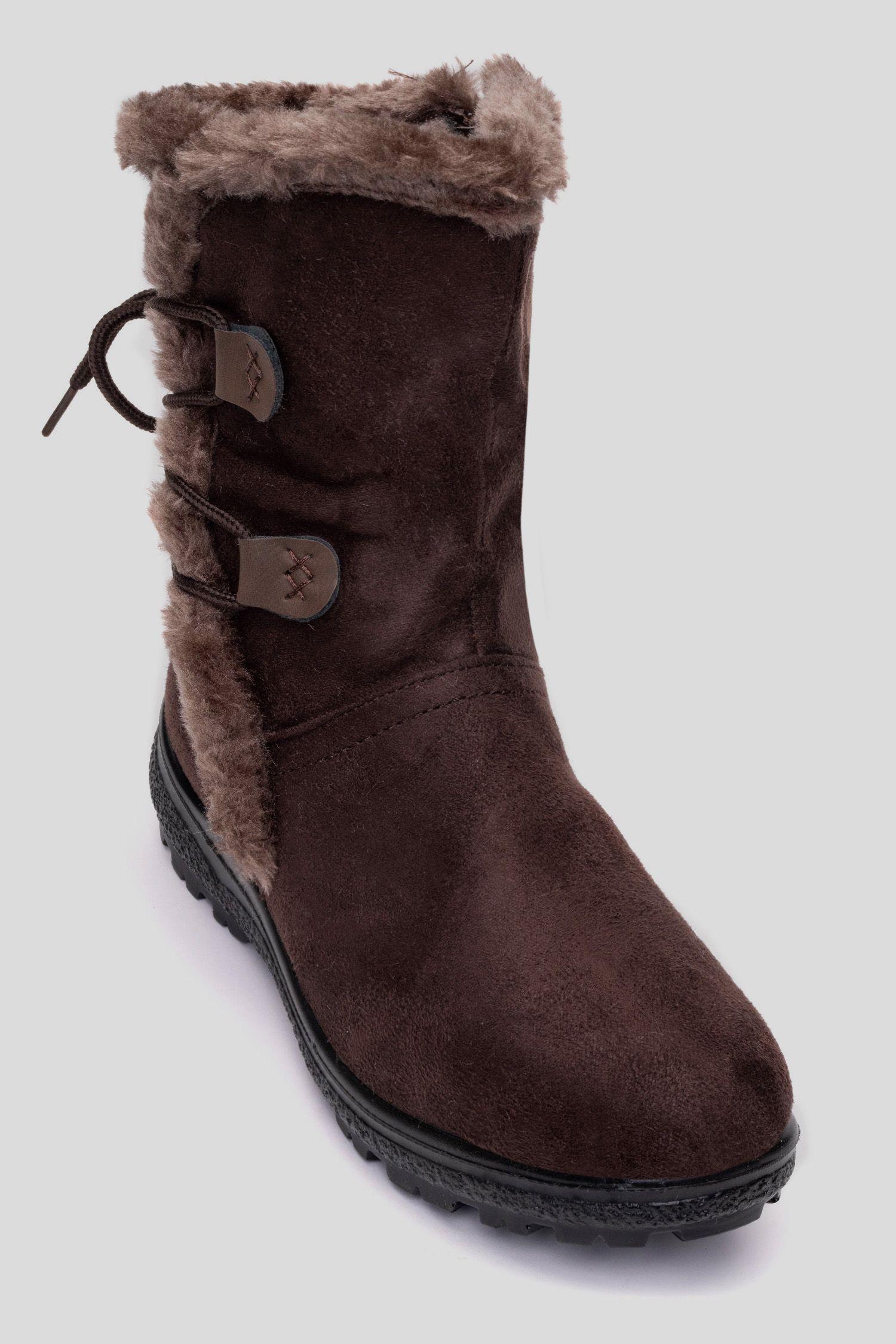 Bota Mujer Café Oscuro Droopy Chancleta-2