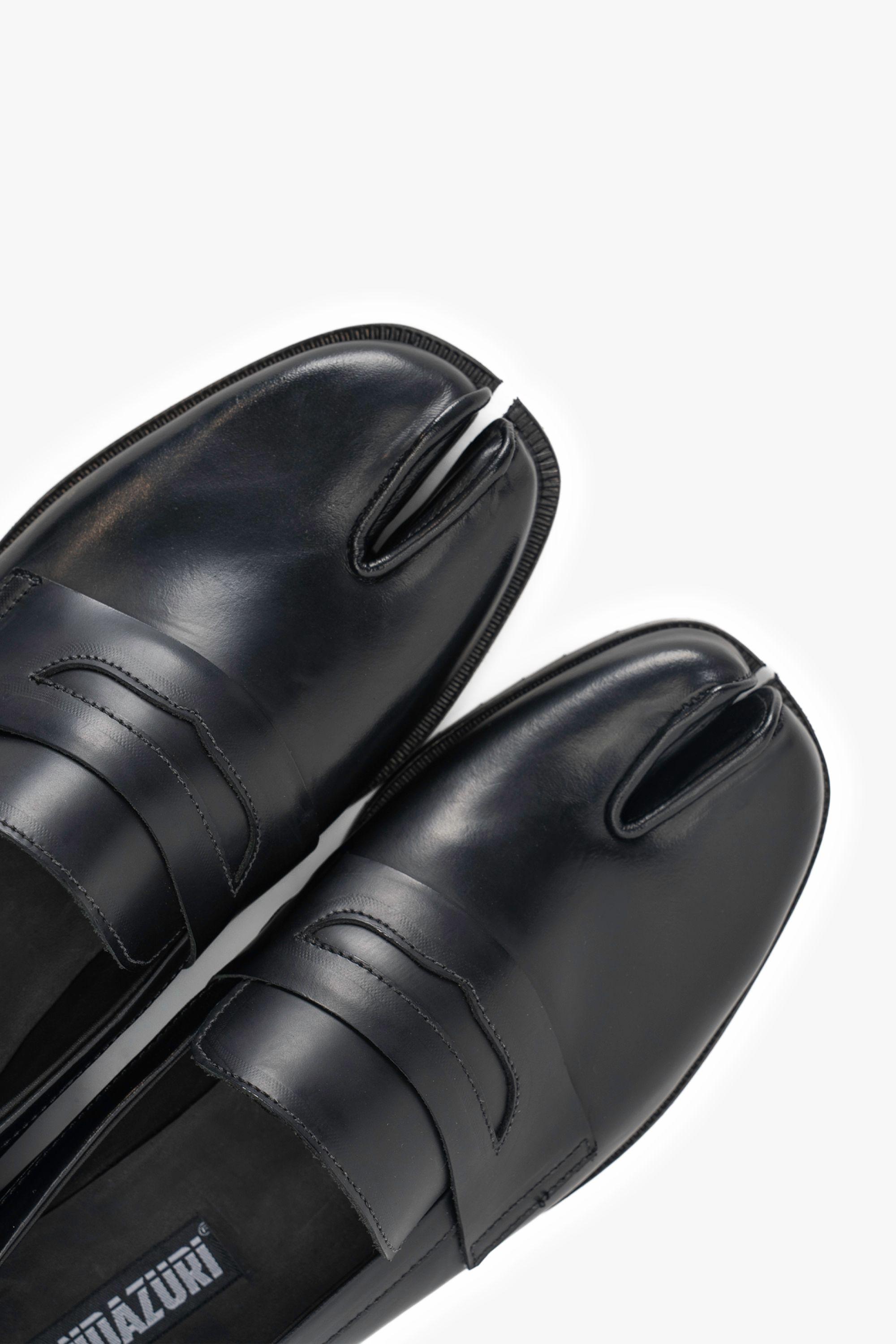 Zapato Cuero Tabi Negro Landazuri-5