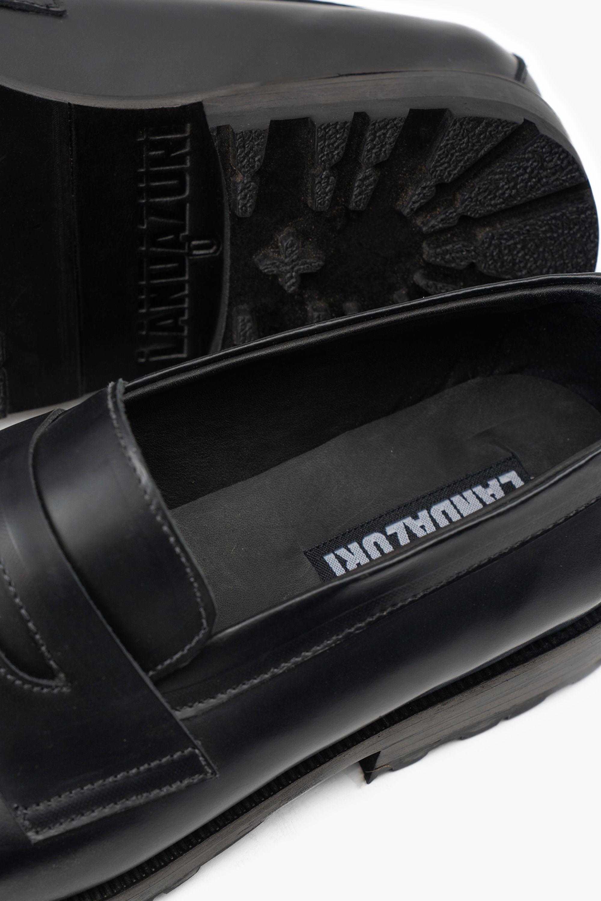 Zapato Cuero Tabi Negro Landazuri-6