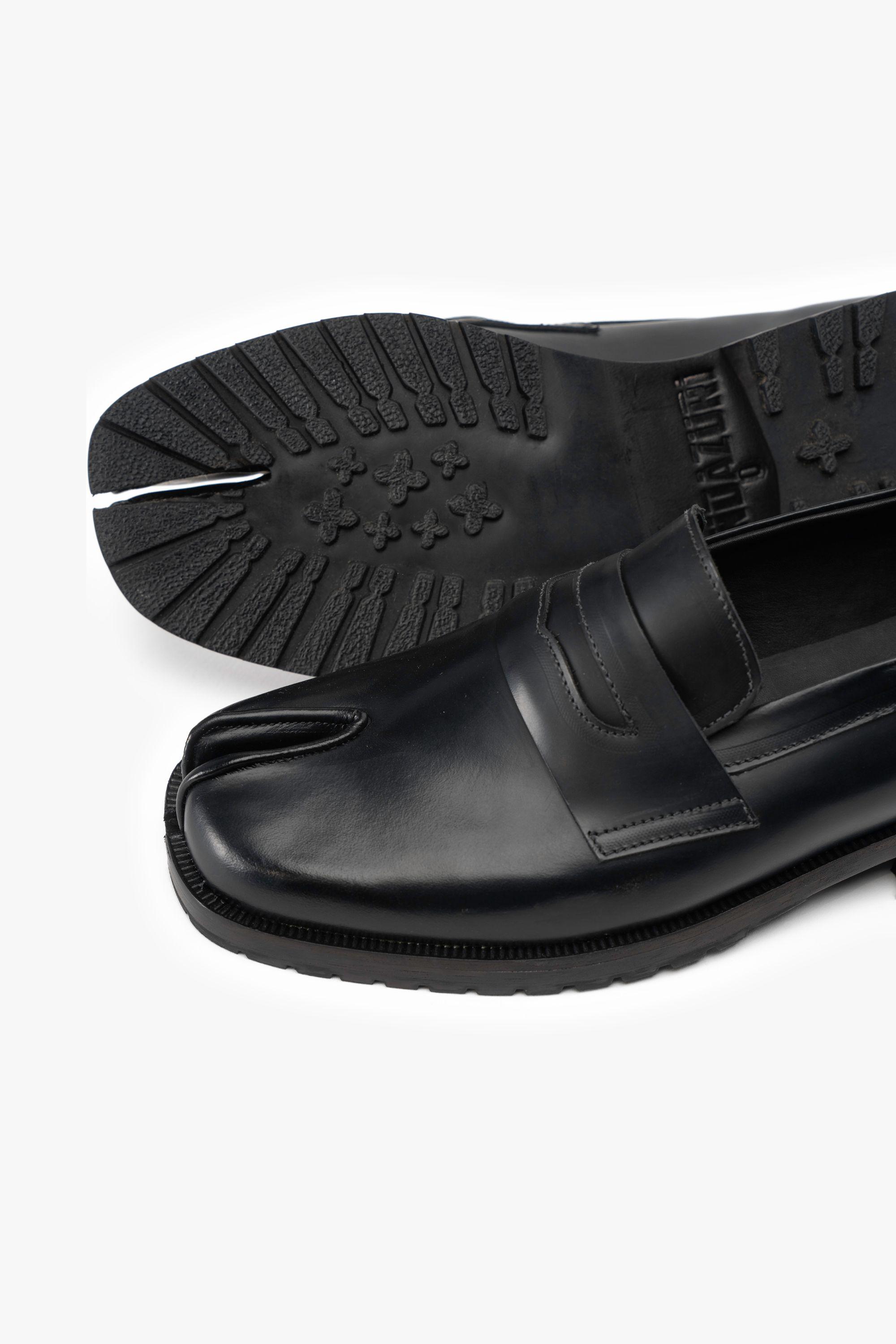 Zapato Cuero Tabi Negro Landazuri-8