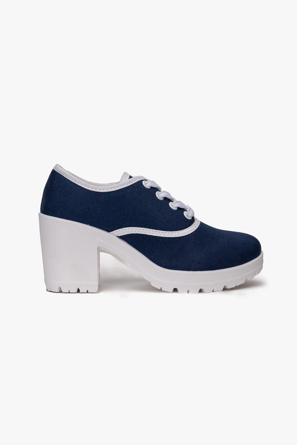 Zapatilla Mujer Azul Oscuro Layla Carbin-0