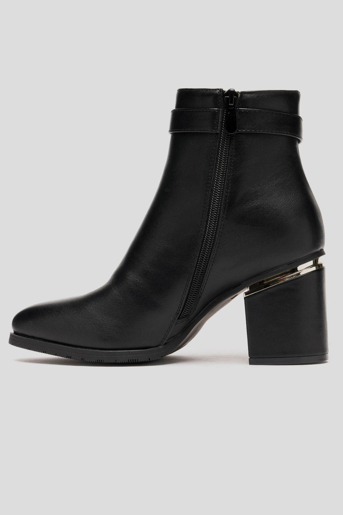 Botín Mujer Negro Mindy Chinitown-1