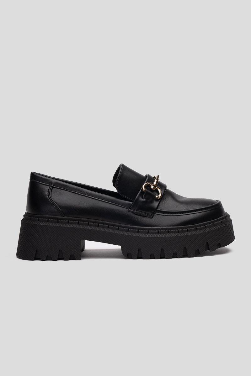 Mocasín Mujer Negro Calanis Apóstol-0