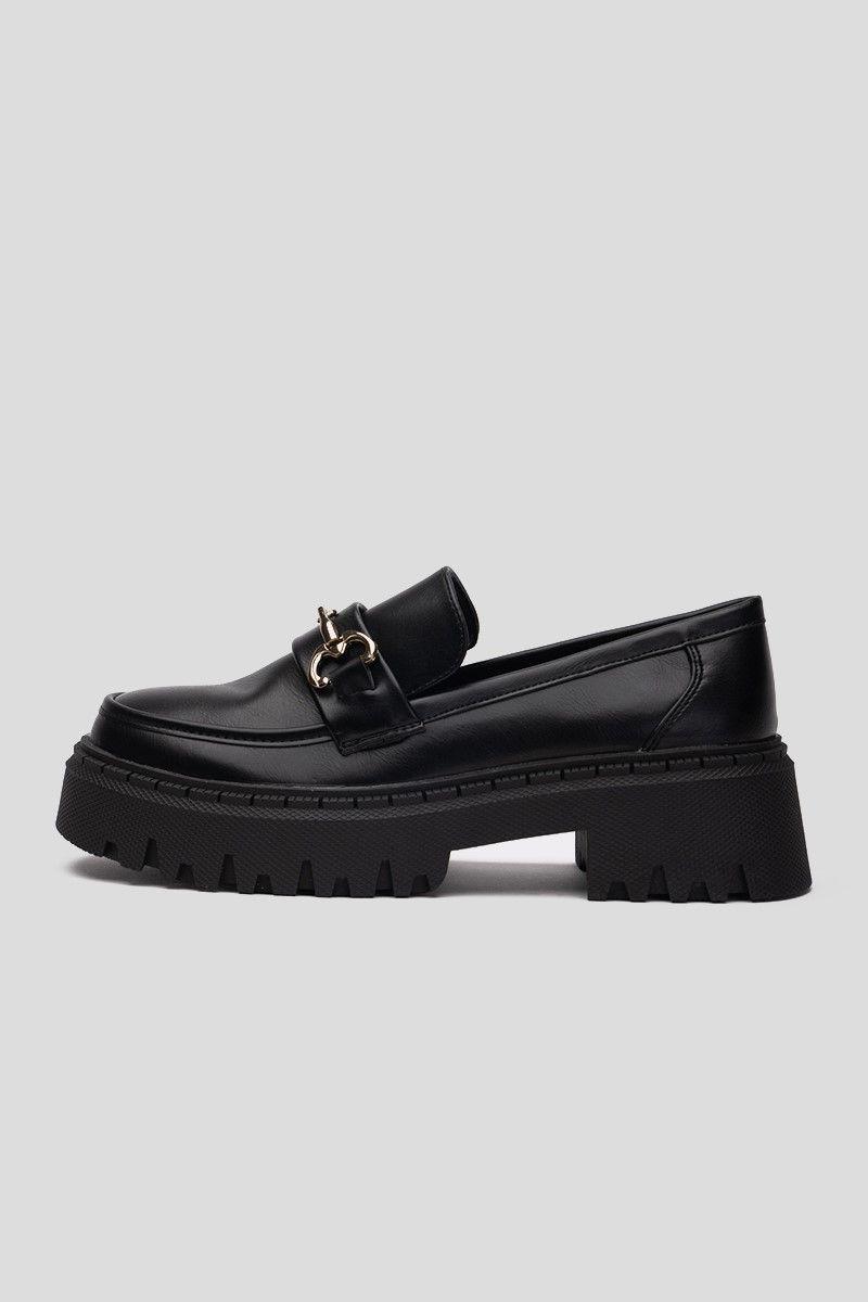 Mocasín Mujer Negro Calanis Apóstol-1