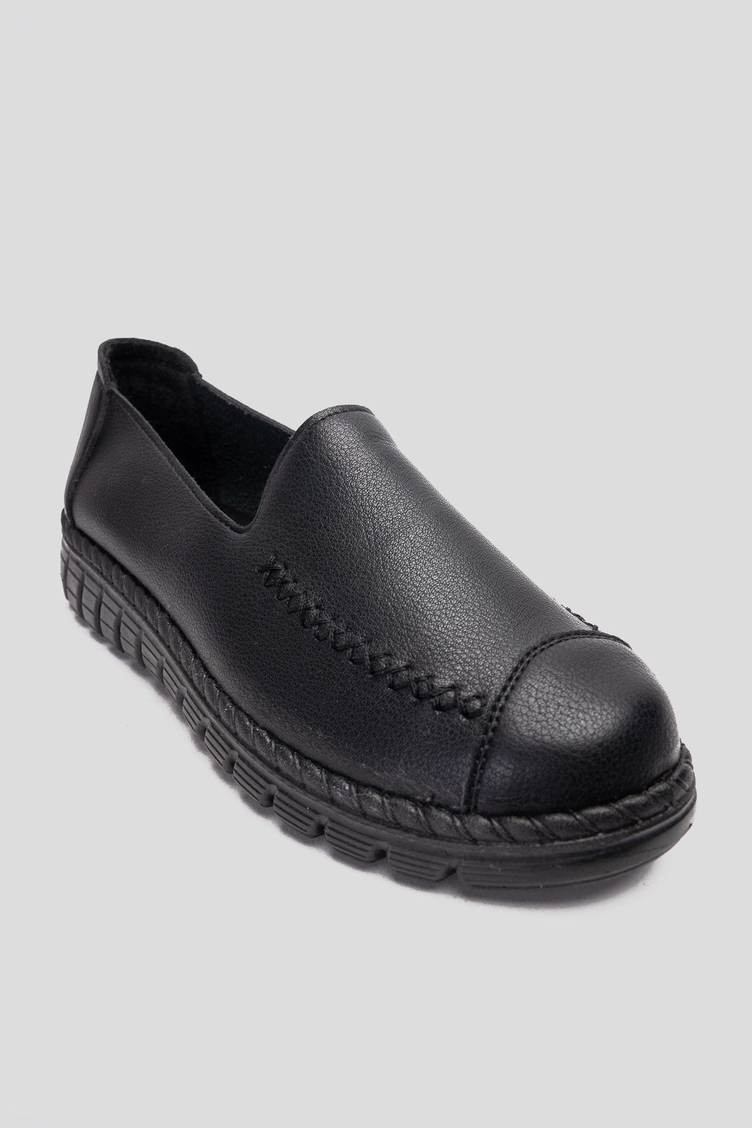 Mocasín Mujer Negro Larisa Carbin-2