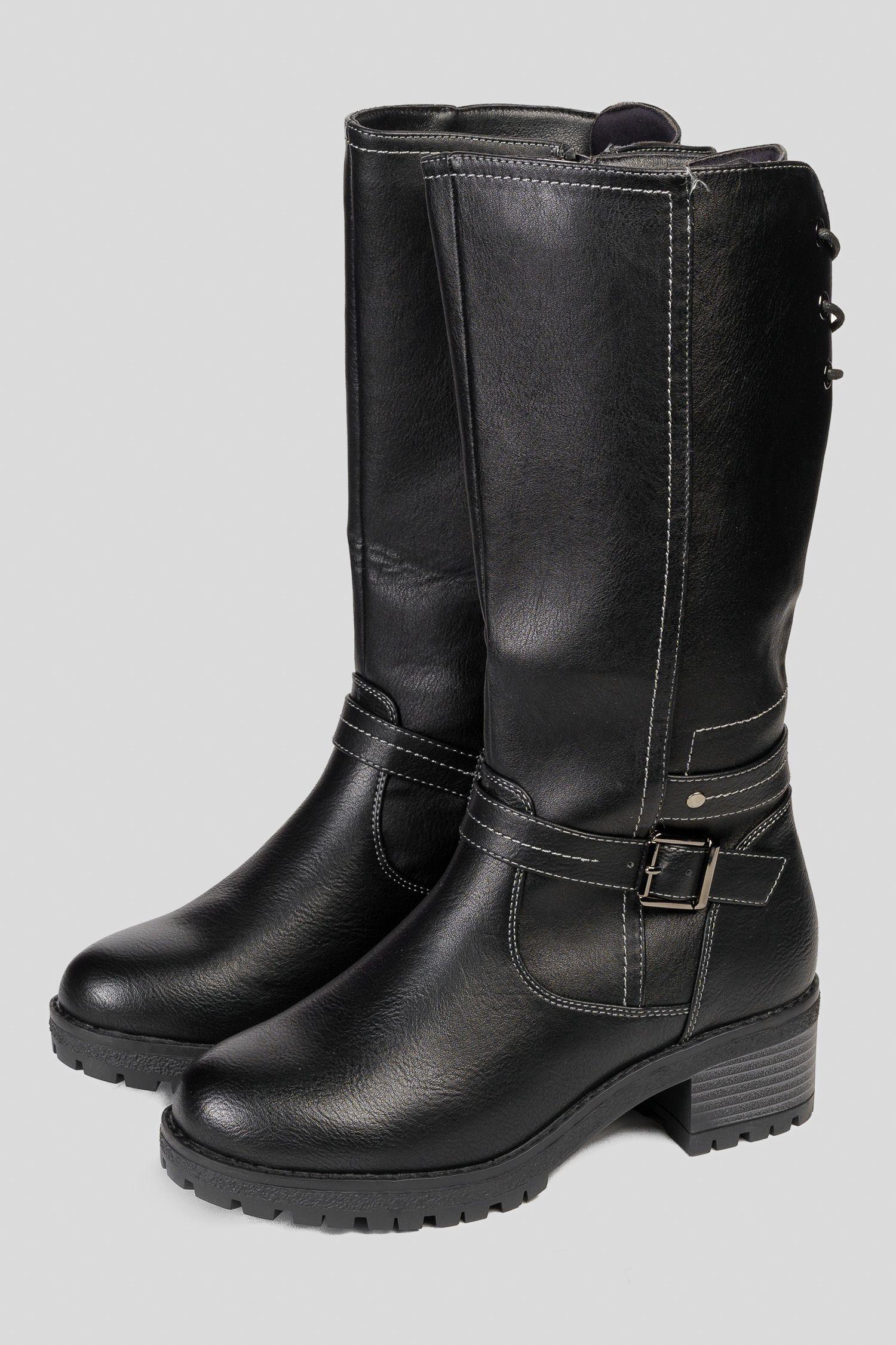 Bota Mujer Negro Carey Chinitown-2