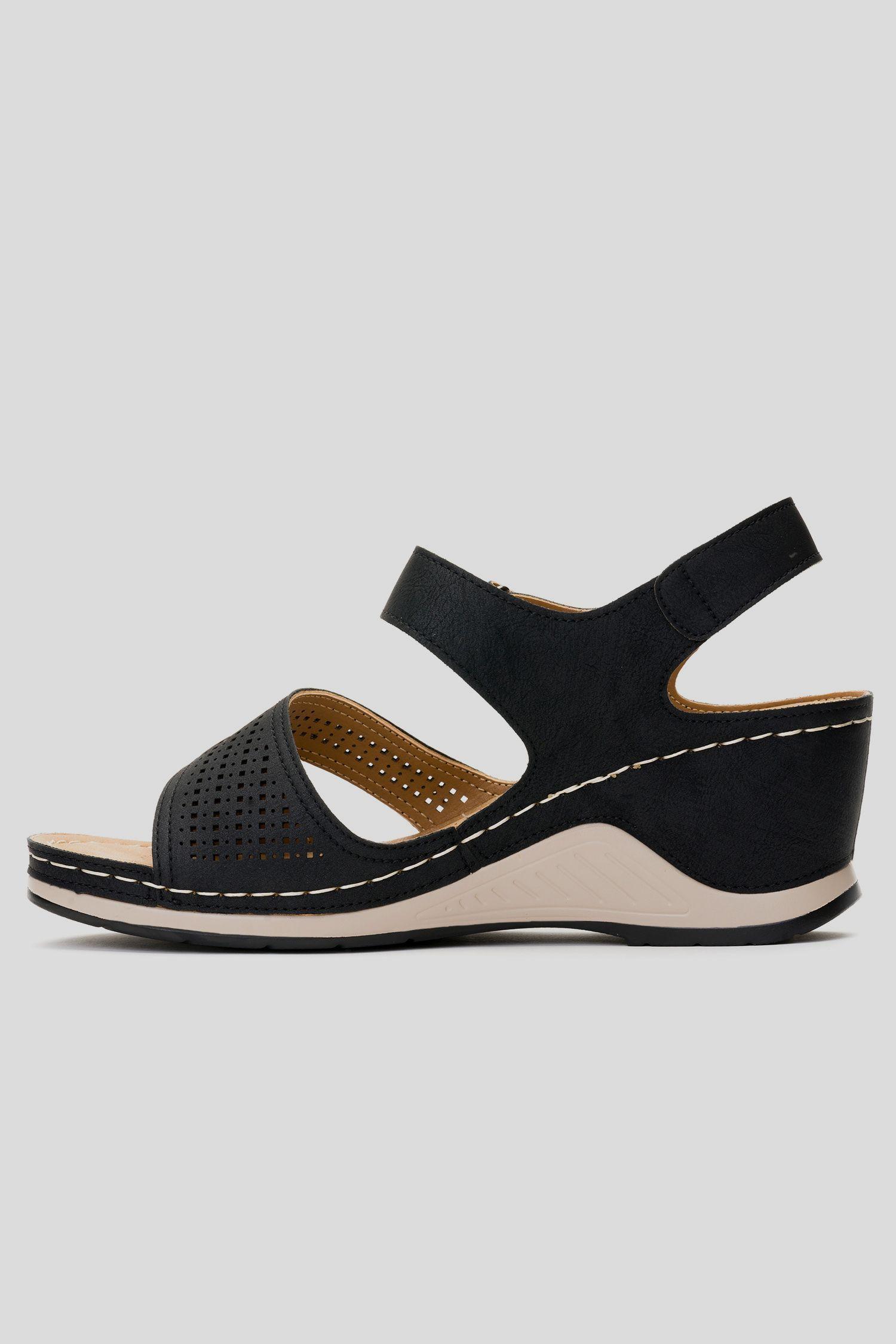 Sandalia Mujer Negro Milán Chancleta-1