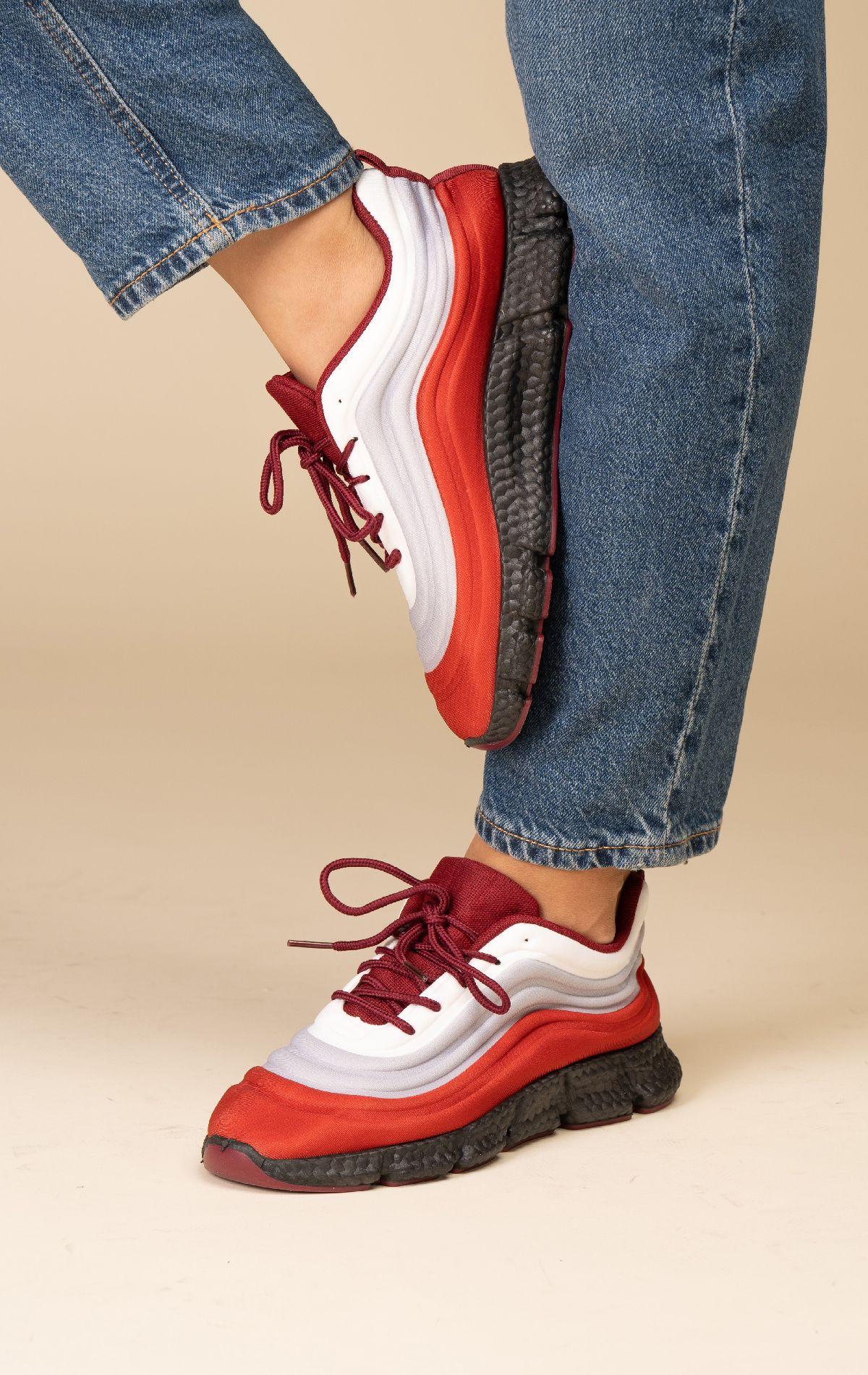 Zapatilla Deportiva Mujer Burdeo Ebba Chinitown-4
